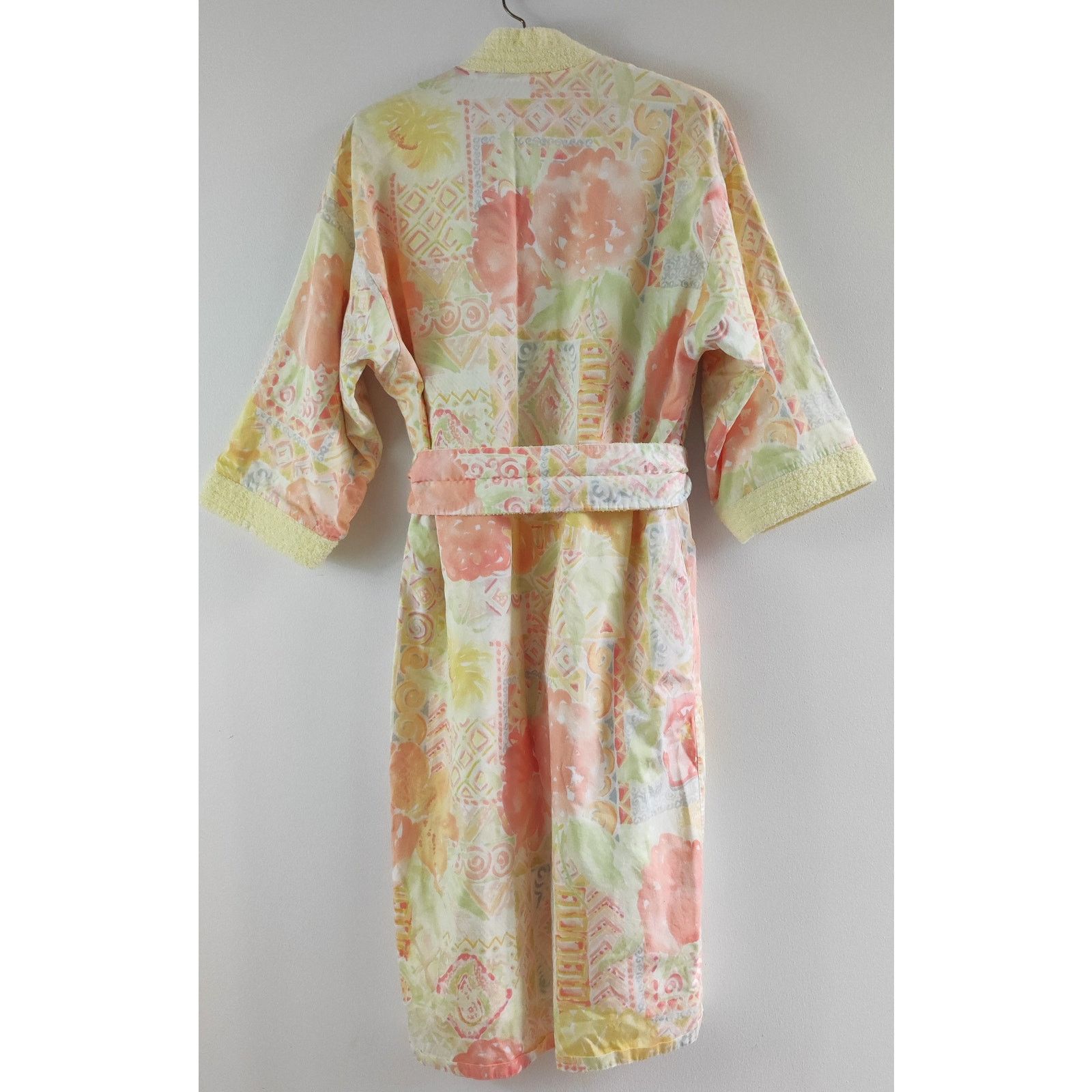Hanro Hanro Bathrobe XS Floral Cotton & Terry Robe Dressing Gown Size ONE SIZE - 2 Thumbnail