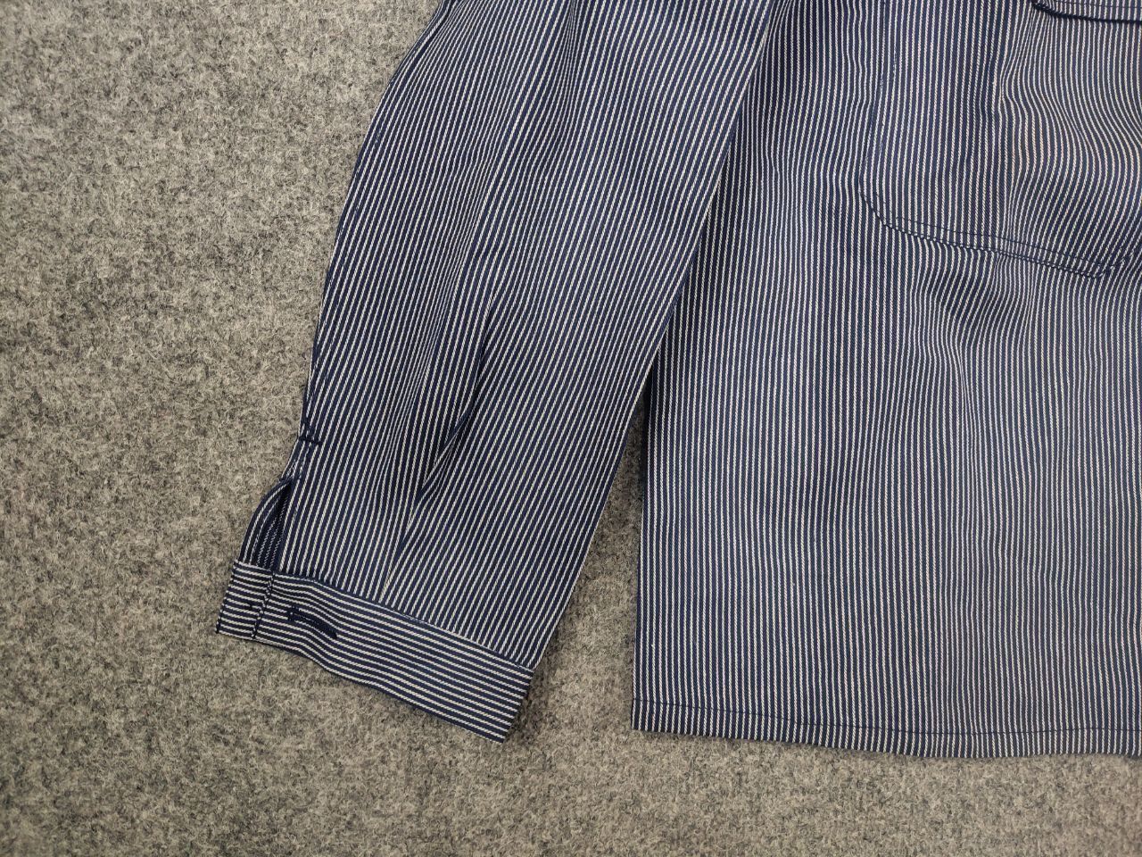 Vintage Marsum Vintage Hickory Stripe French Chore Works Jacket Size US L / EU 52-54 / 3 - 3 Thumbnail
