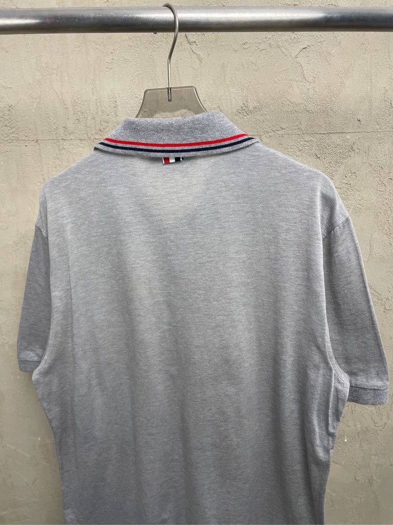 Thom Browne Thom browne Gray stripe Polo short sleeves 2504-Nextarrow Size US L / EU 52-54 / 3 - 4 Thumbnail