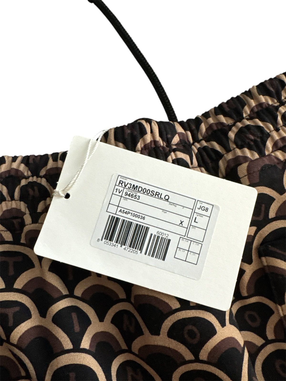 Valentino $1250 Men Valentino scallop Print pants size L Size US 34 / EU 50 - 3 Thumbnail