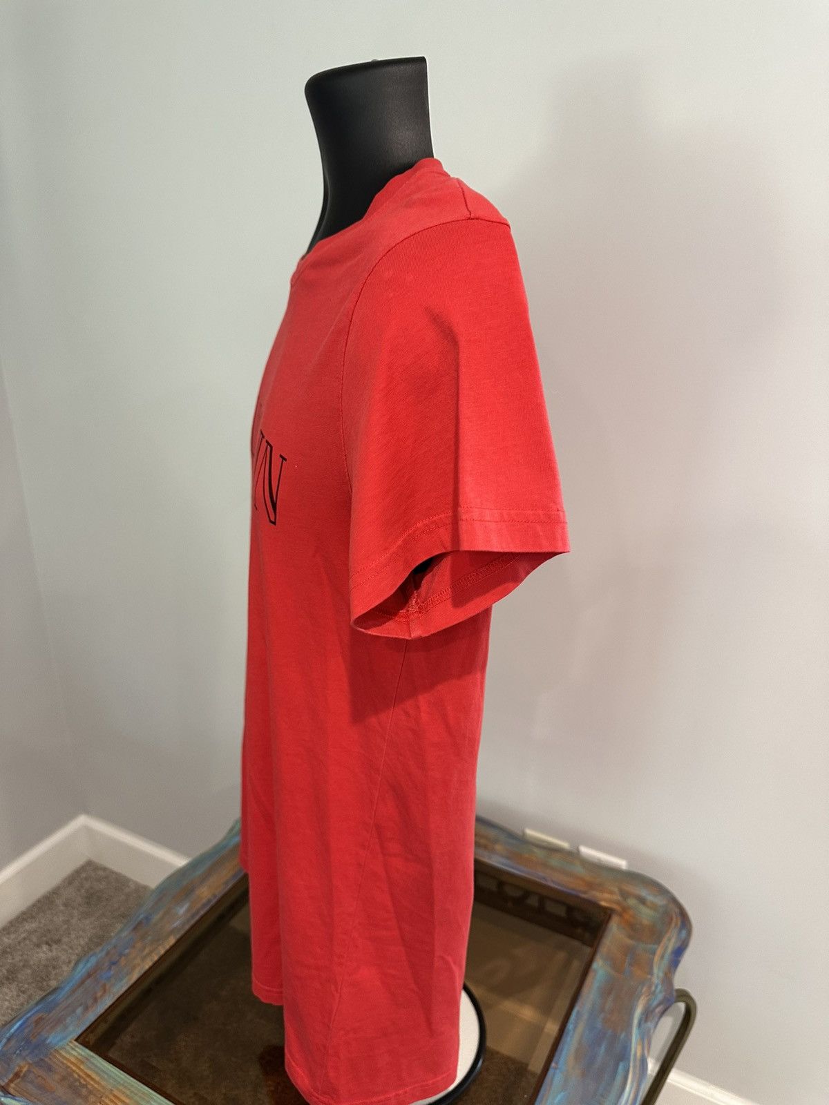 Balmain Red Balmain Logo T Shirt Size US M / EU 48-50 / 2 - 4 Thumbnail