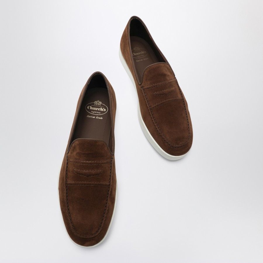 Church's o1d2blof0226 Suede Loafers in Brown Size US 8 / EU 41 - 5 Thumbnail