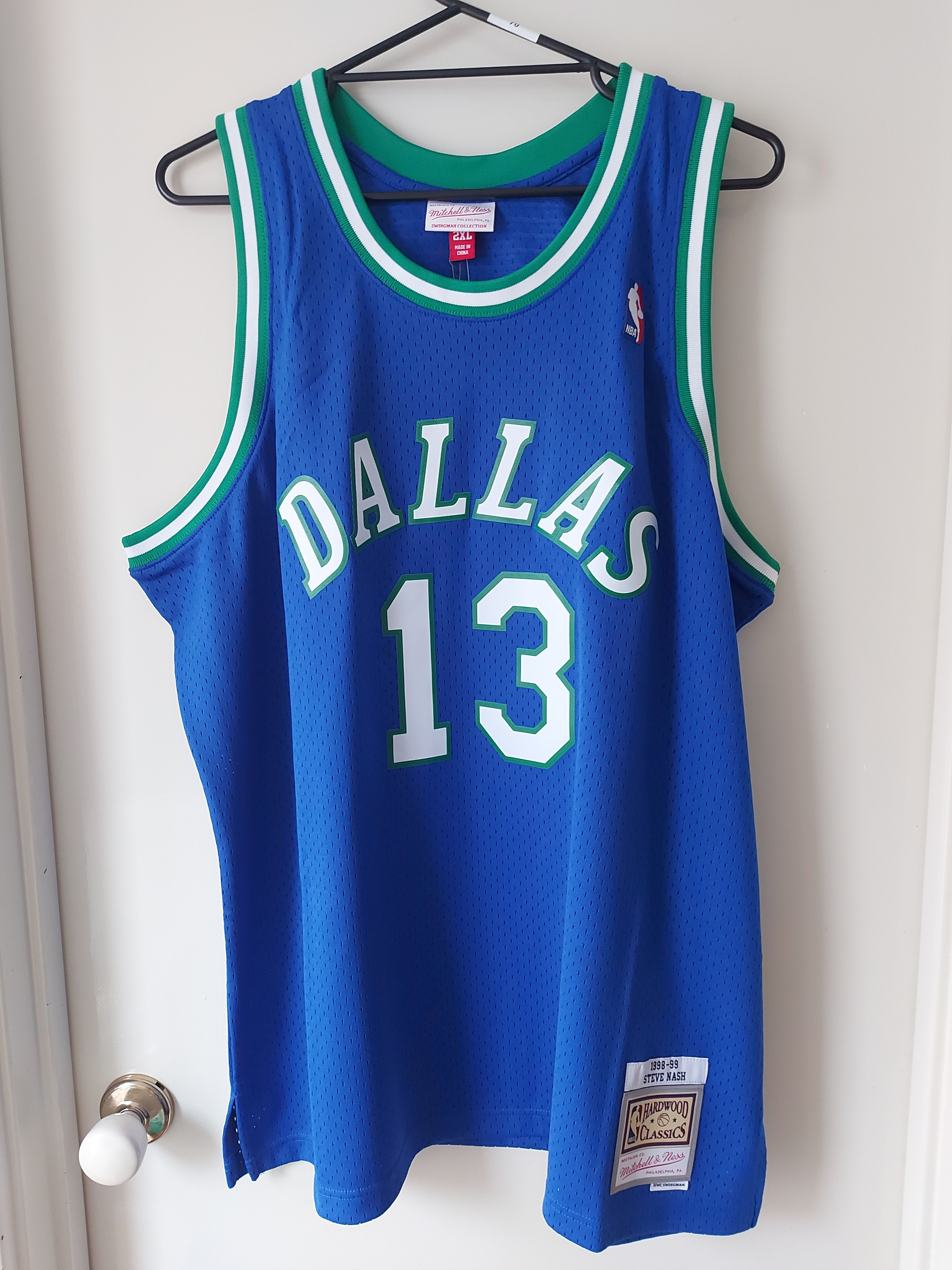 Steve Nash Mavericks '98-'99 Mitchell & Ness NBA Jersey