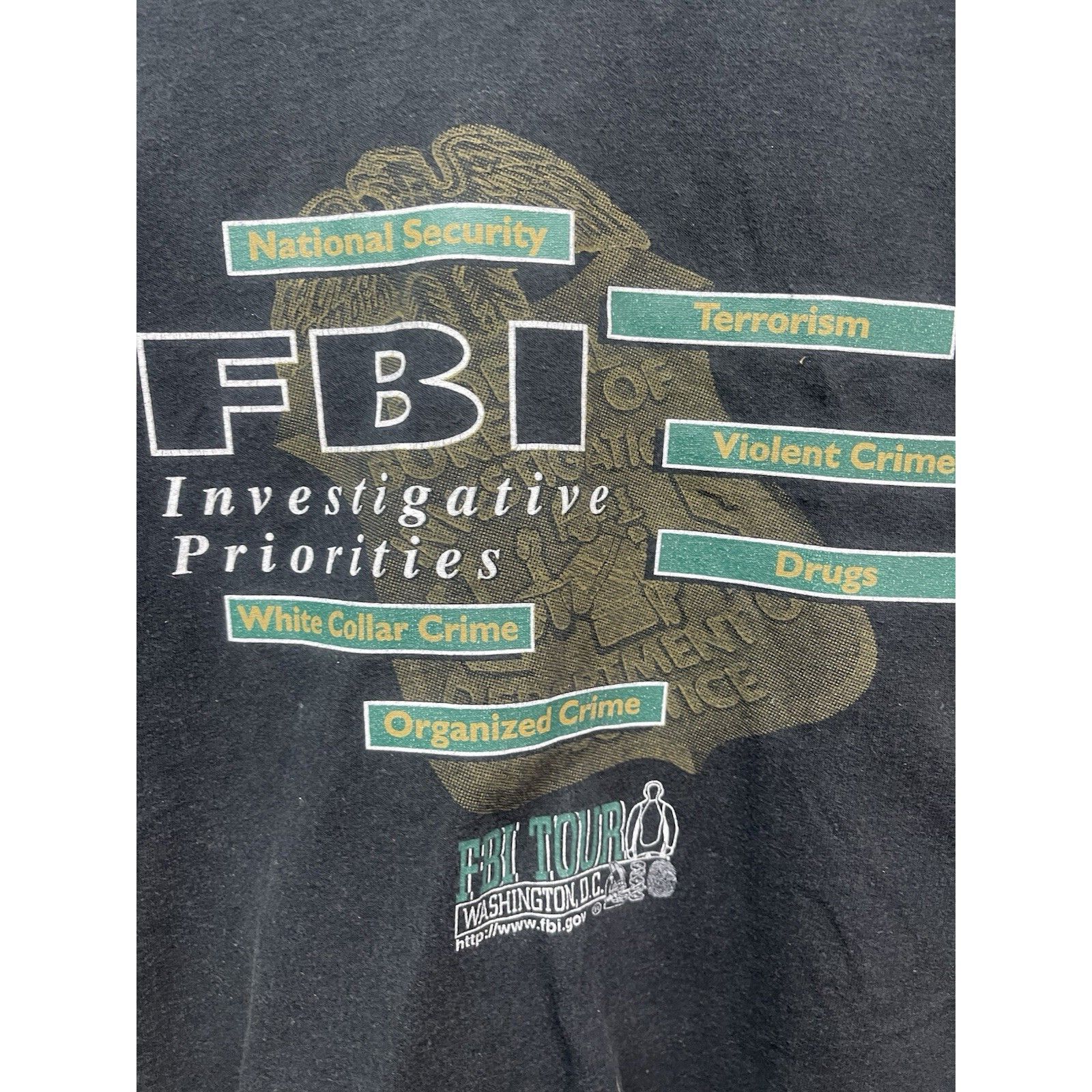Other VINTAGE 90s FBI TOUR WASHINGTON DC LEE SPORT PROMO SHIRT SZ Size US L / EU 52-54 / 3 - 3 Thumbnail