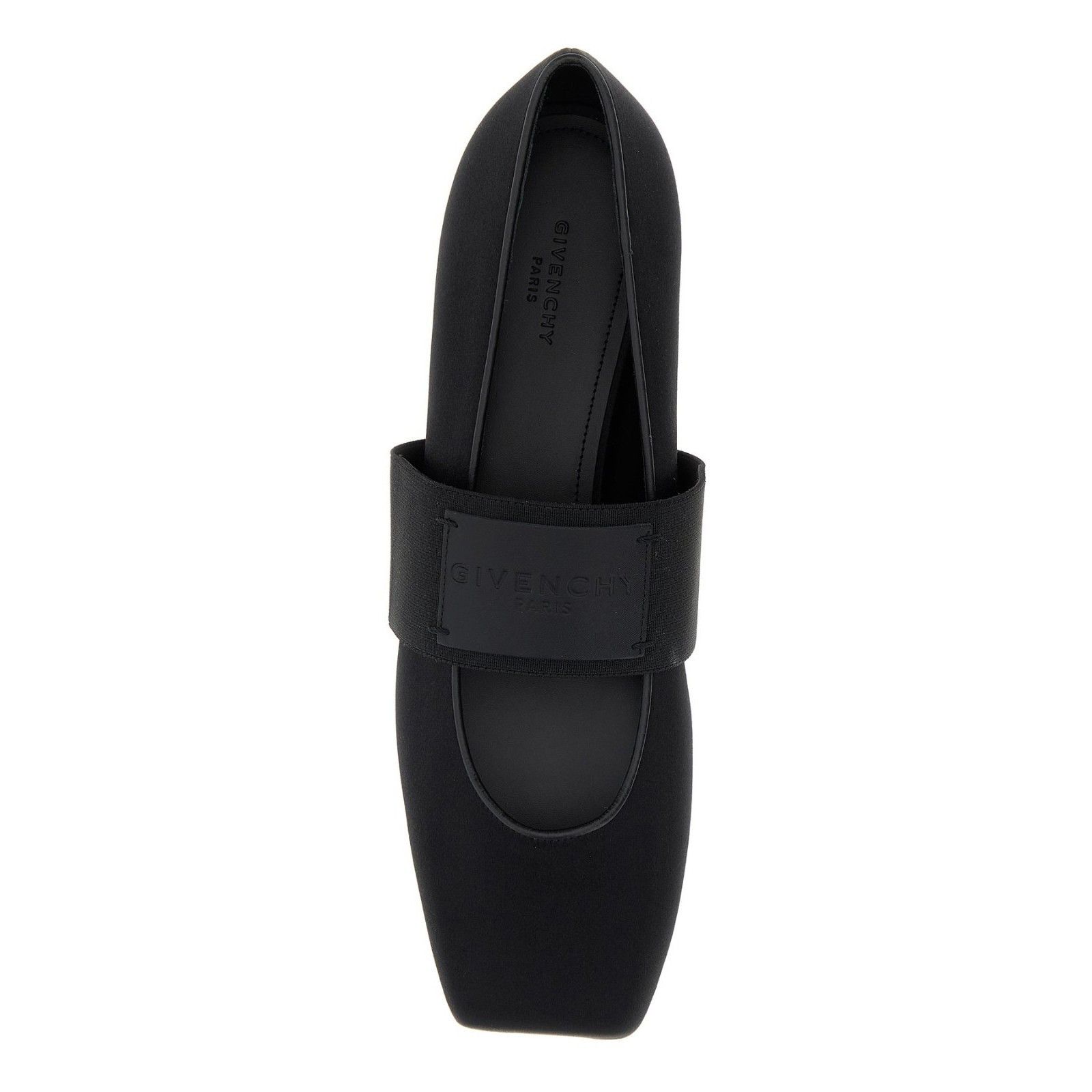 Givenchy GIVENCHY Black Sliced Square Ballerinas New & Authentic (Wom Size US 6 / IT 36 - 2 Thumbnail