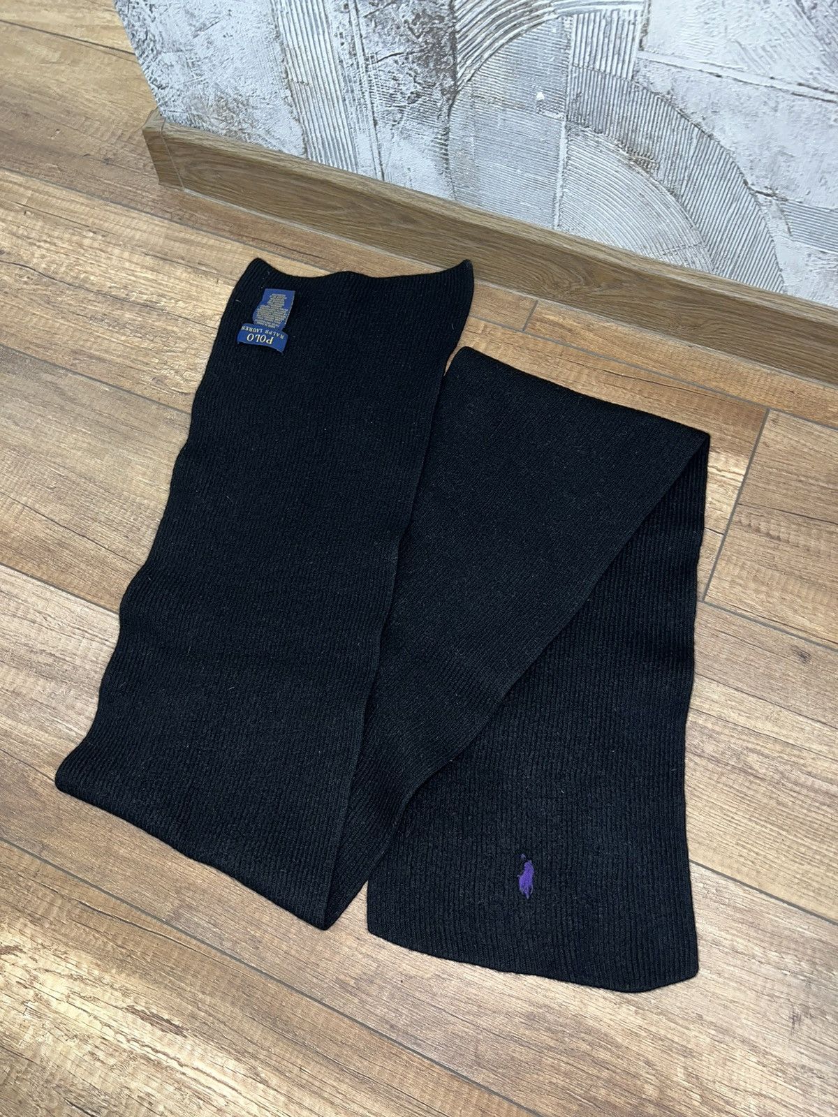 Polo Ralph Lauren Polo Ralph Lauren classic logo merino lana wool scarf Size ONE SIZE - 1 Thumbnail