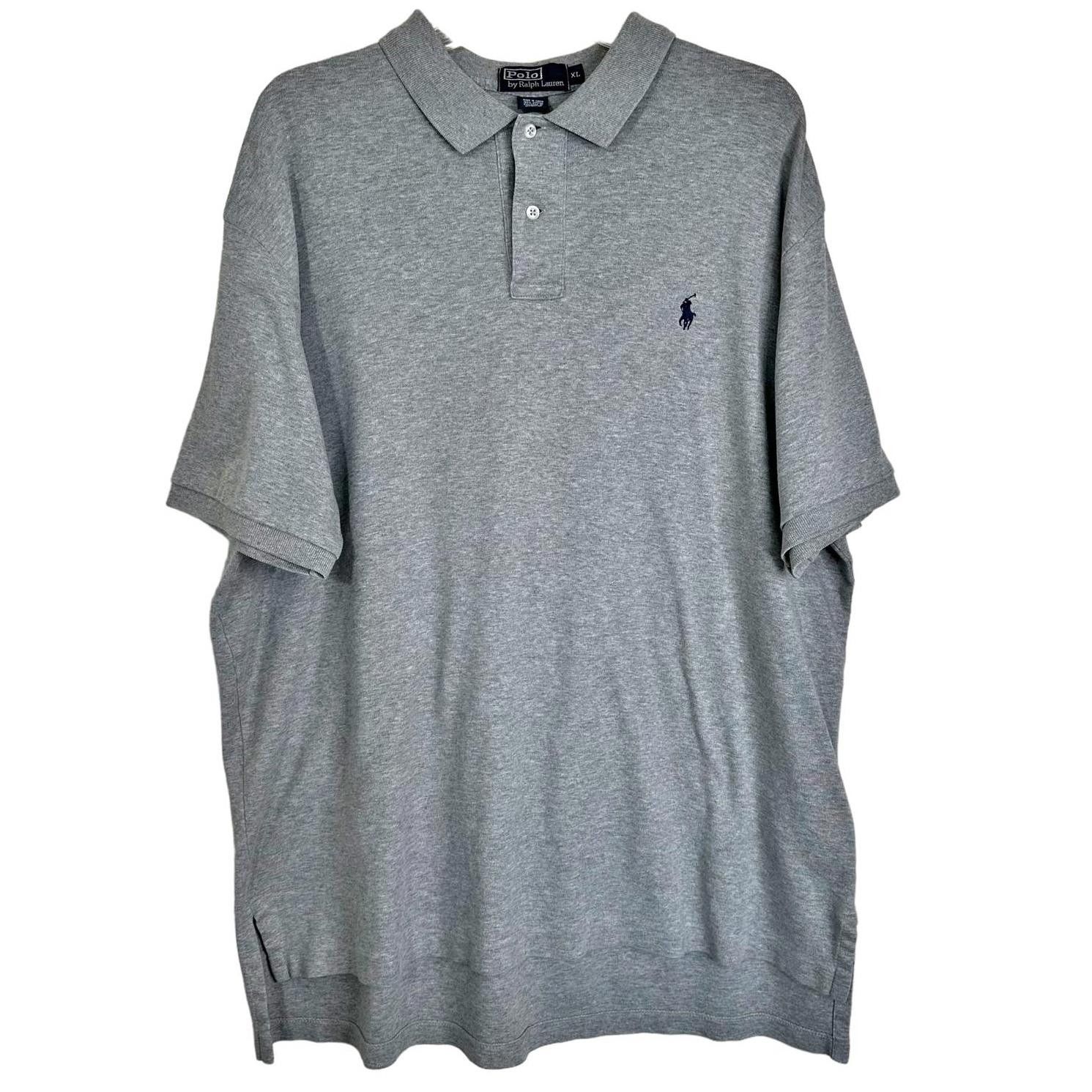 Polo Ralph Lauren Polo Ralph Lauren Short Sleeve Polo Shirt Grey Men’s XL Size US XL / EU 56 / 4 - 1 Thumbnail