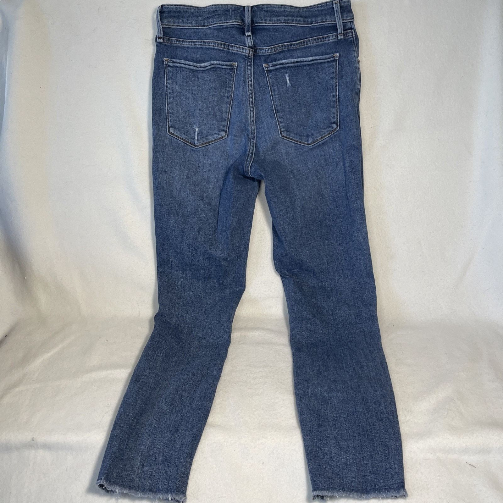 Abercrombie & Fitch Abercrombie Women 28/6 Blue Skinny Ankle High Rise Stretch Size 28" / US 6 / IT 42 - 4 Thumbnail
