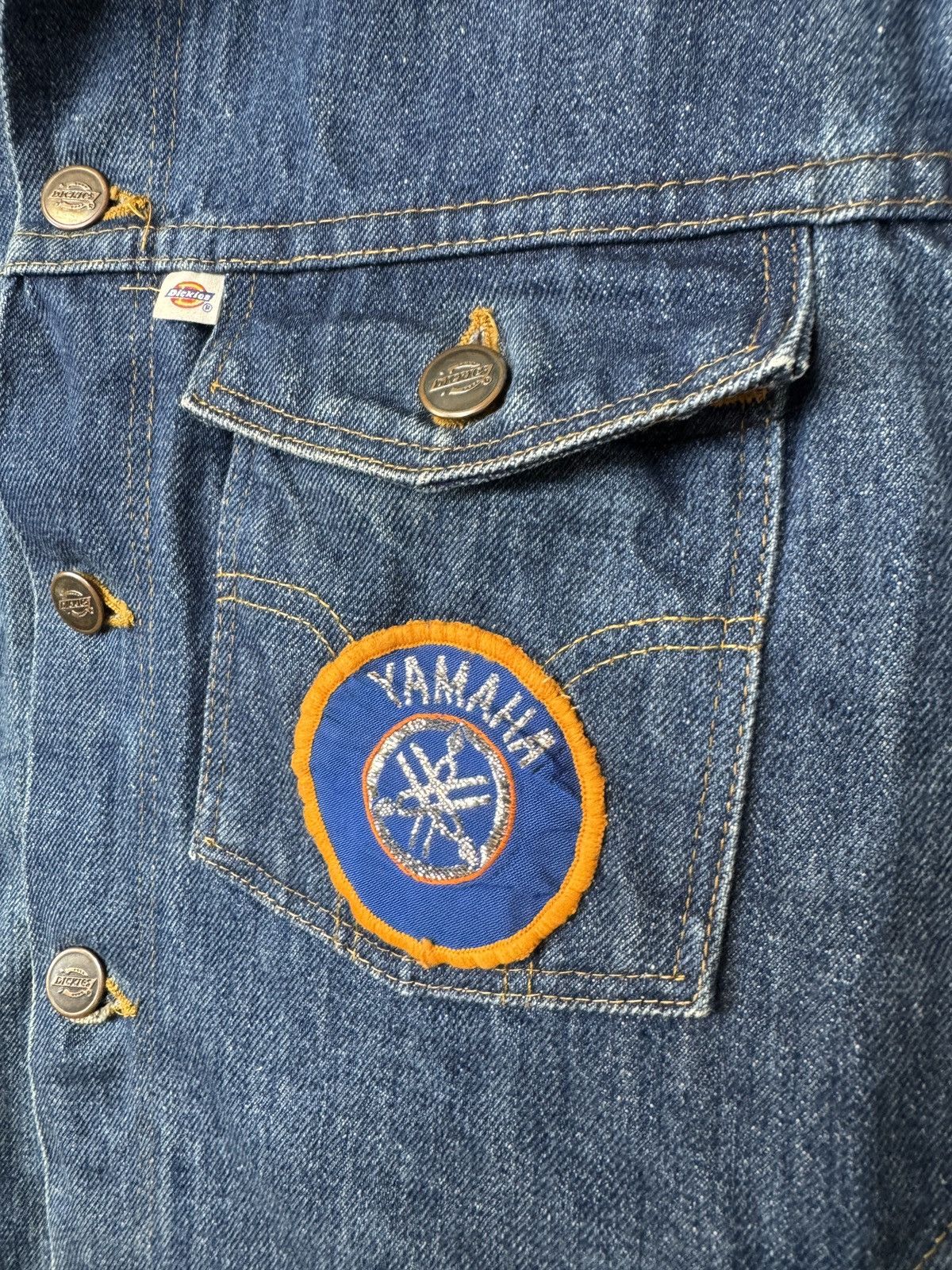 Dickies Dickies vintage made in USA Yamaha denim vest Size US L / EU 52-54 / 3 - 3 Thumbnail