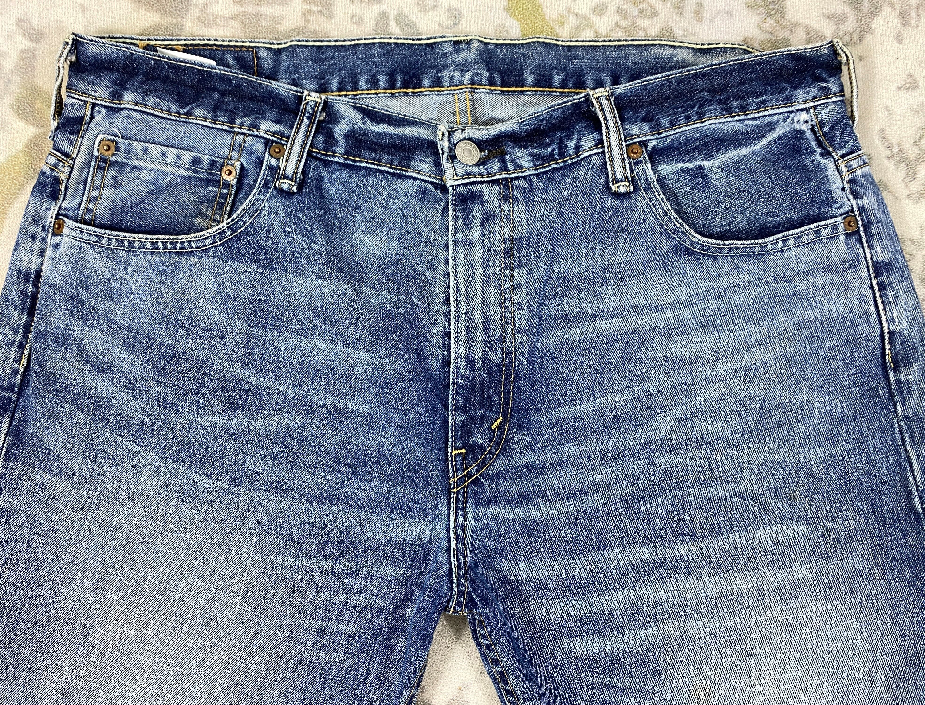 Levi's Blue Wash Vintage Levi's 569 Jeans 38x31 Denim -JN1064 Size US 38 / EU 54 - 3 Thumbnail
