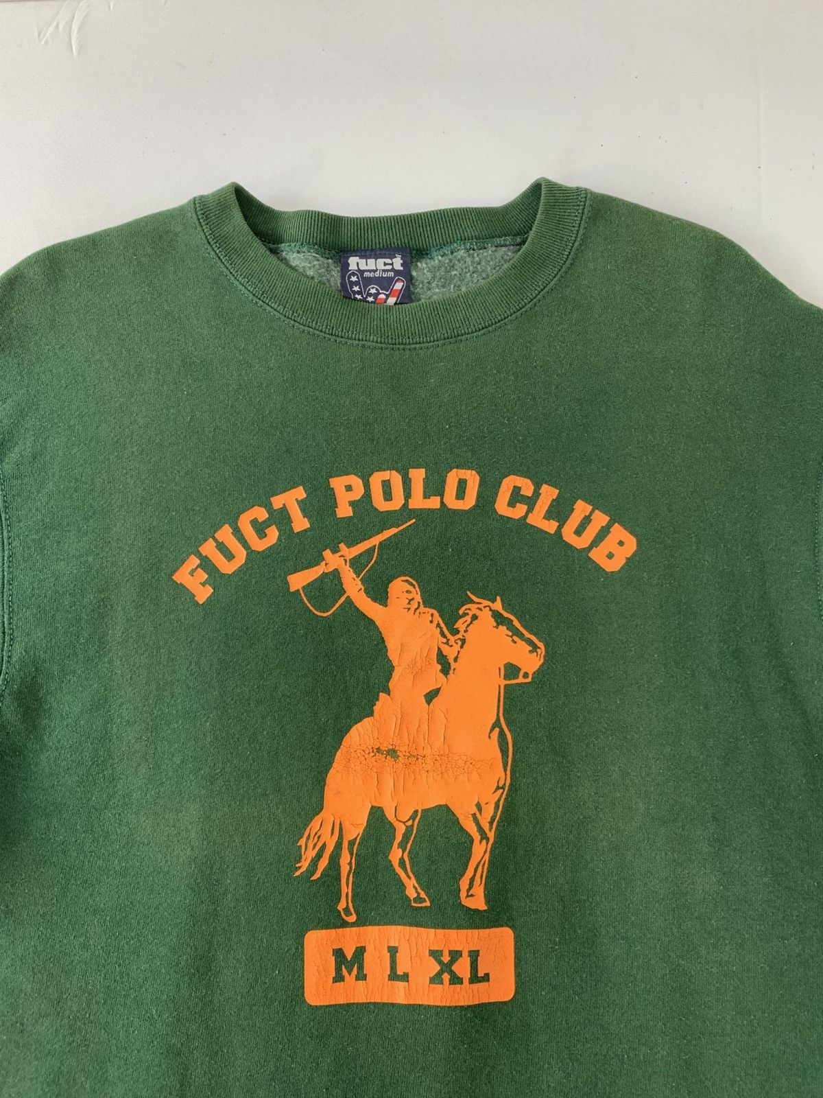 FUCT 90s Fuct Polo Club Crewneck Sweatshirt Big Logo Printed Size US M / EU 48-50 / 2 - 4 Thumbnail