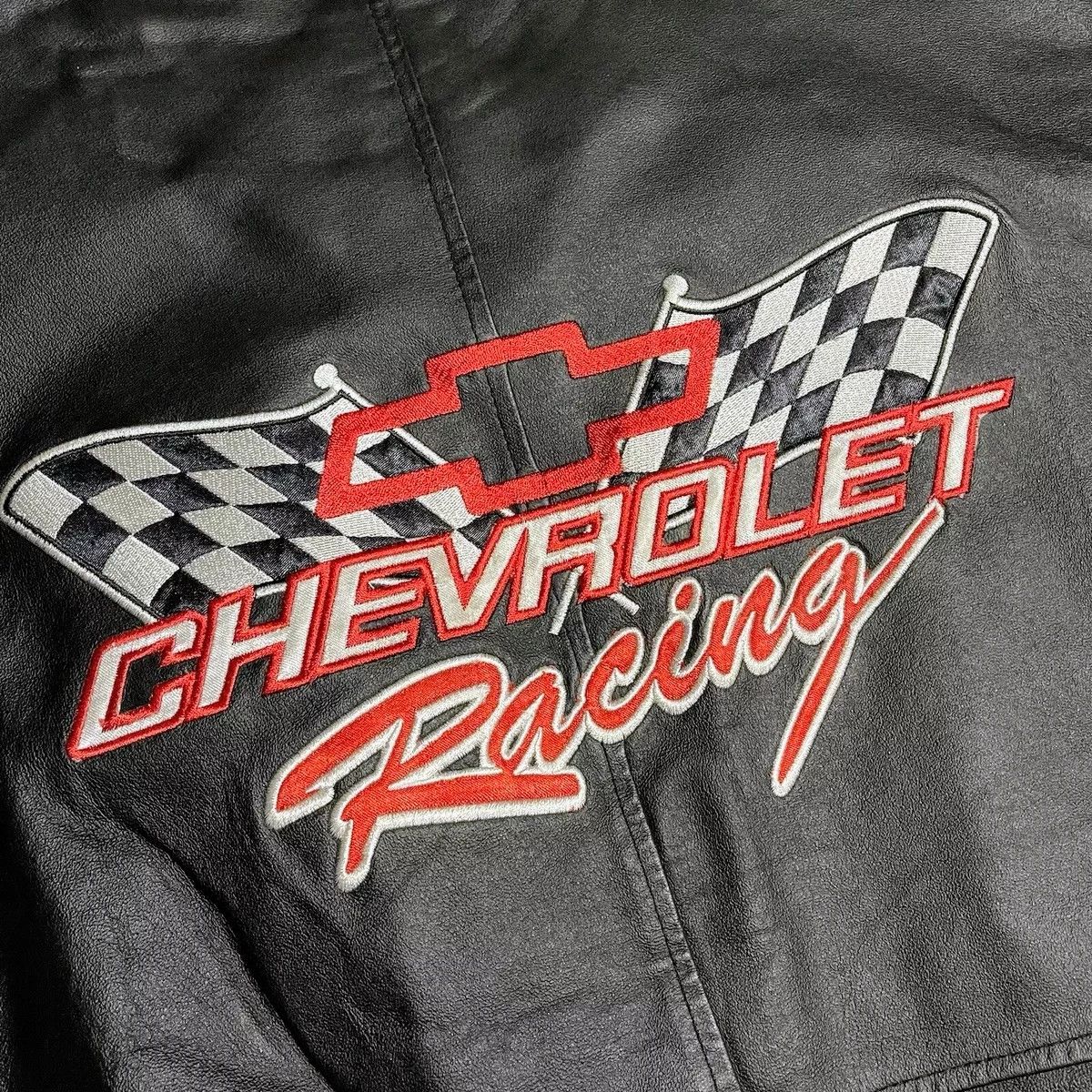 Chevrolet 🔥 CHEVROLET 🔥 RACING LEATHER JACKET RARE CHEVY STREETWEAR Size US XL / EU 56 / 4 - 5 Thumbnail