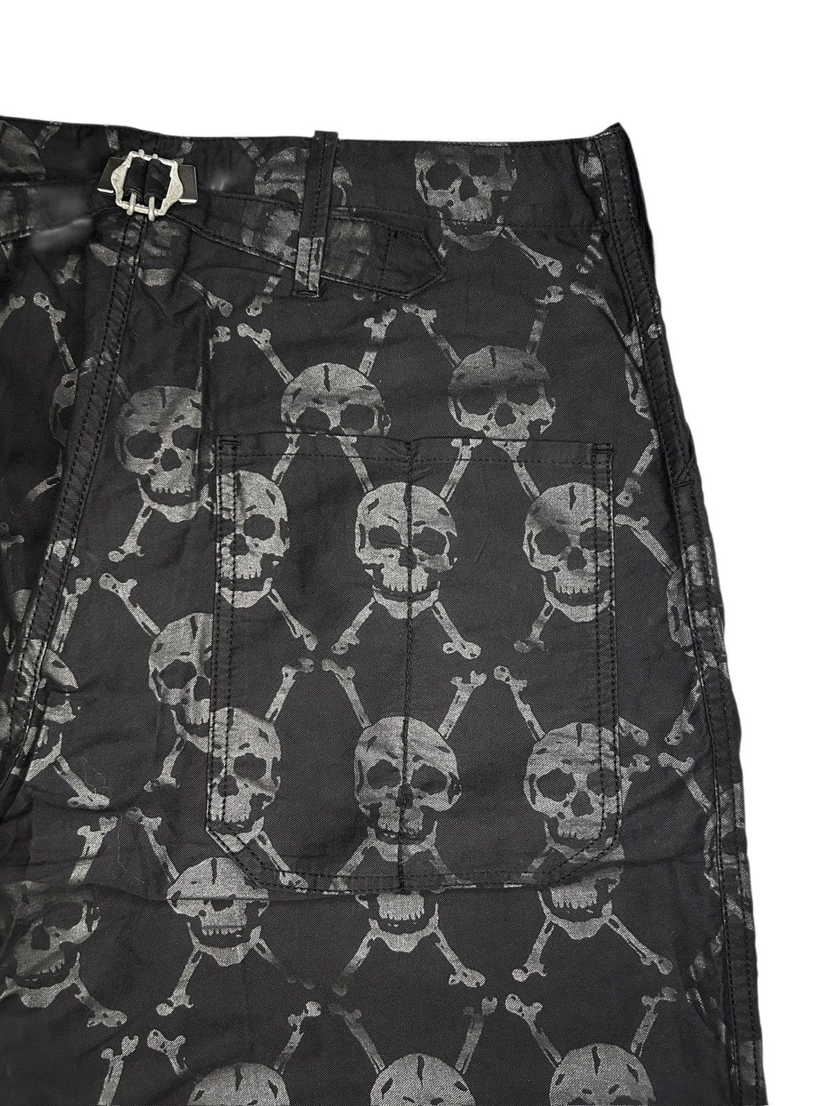 Le Grande Bleu (L.G.B.) Skull Parachute Trousers Size US 36 / EU 52 - 10 Thumbnail