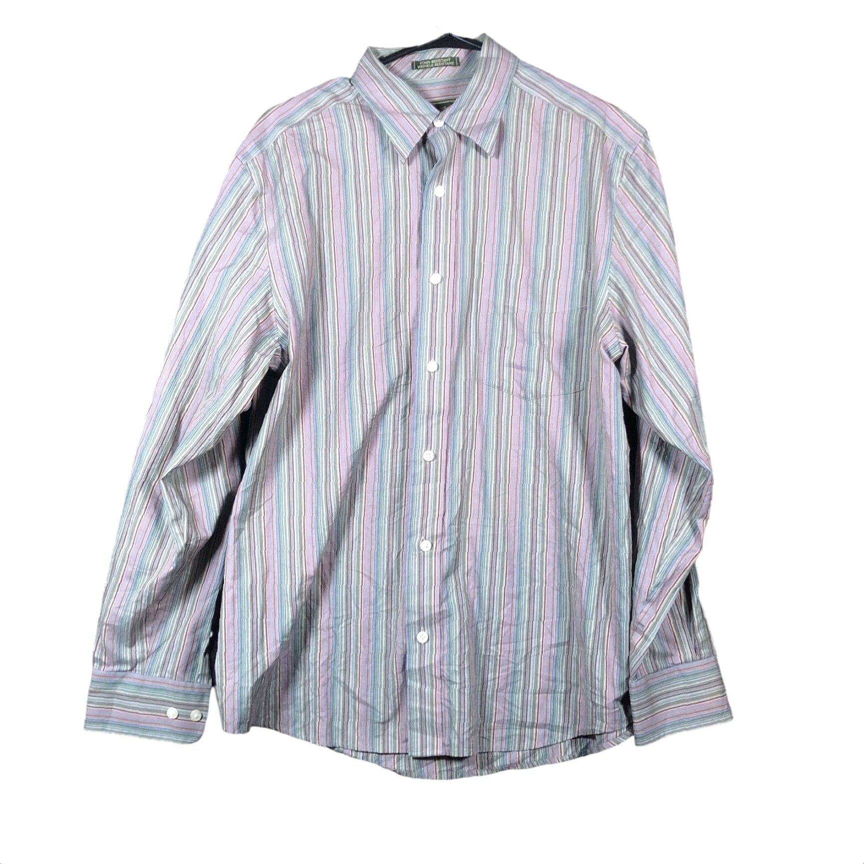Eddie Bauer Eddie Bauer Mens Shirt Multicolored Wrinkle Free Stain Resistant Button Down M Shirt Size US M / EU 48-50 / 2 - 2 Thumbnail
