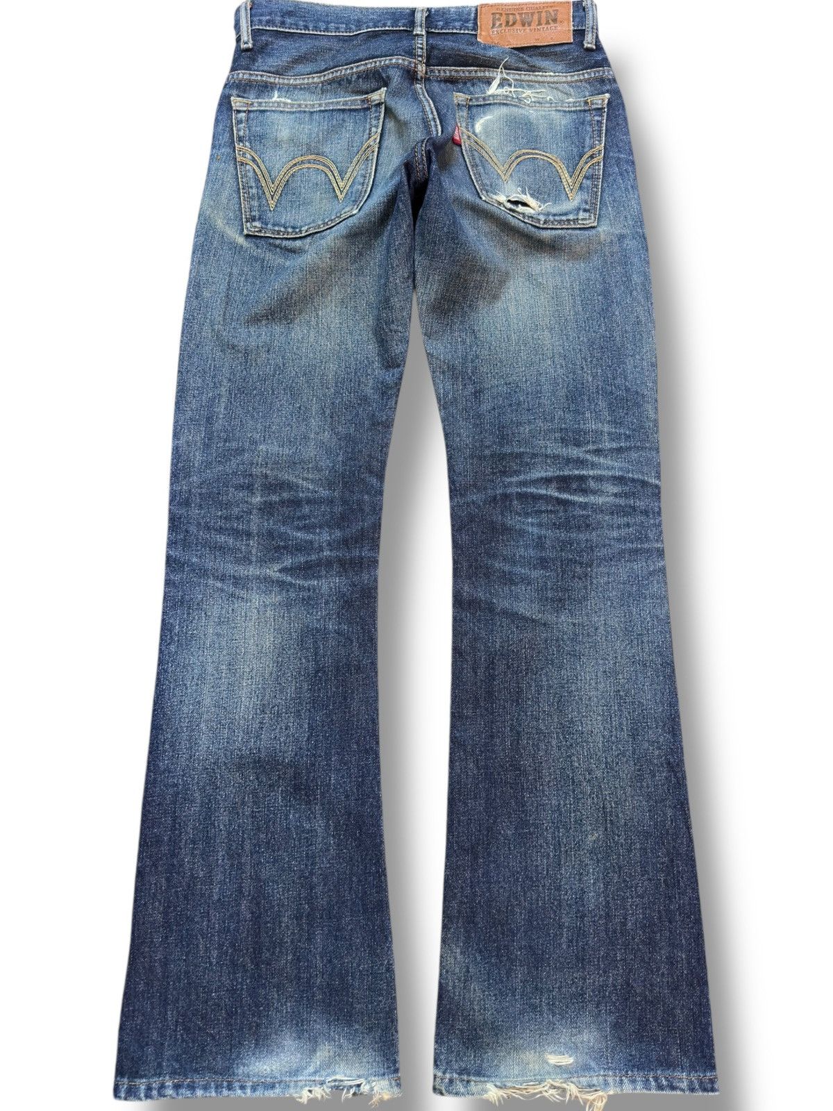 Edwin Vintage Edwin Exclusive Vintage Flare Mudwash Grunge Denim Size US 30 / EU 46 - 5 Thumbnail