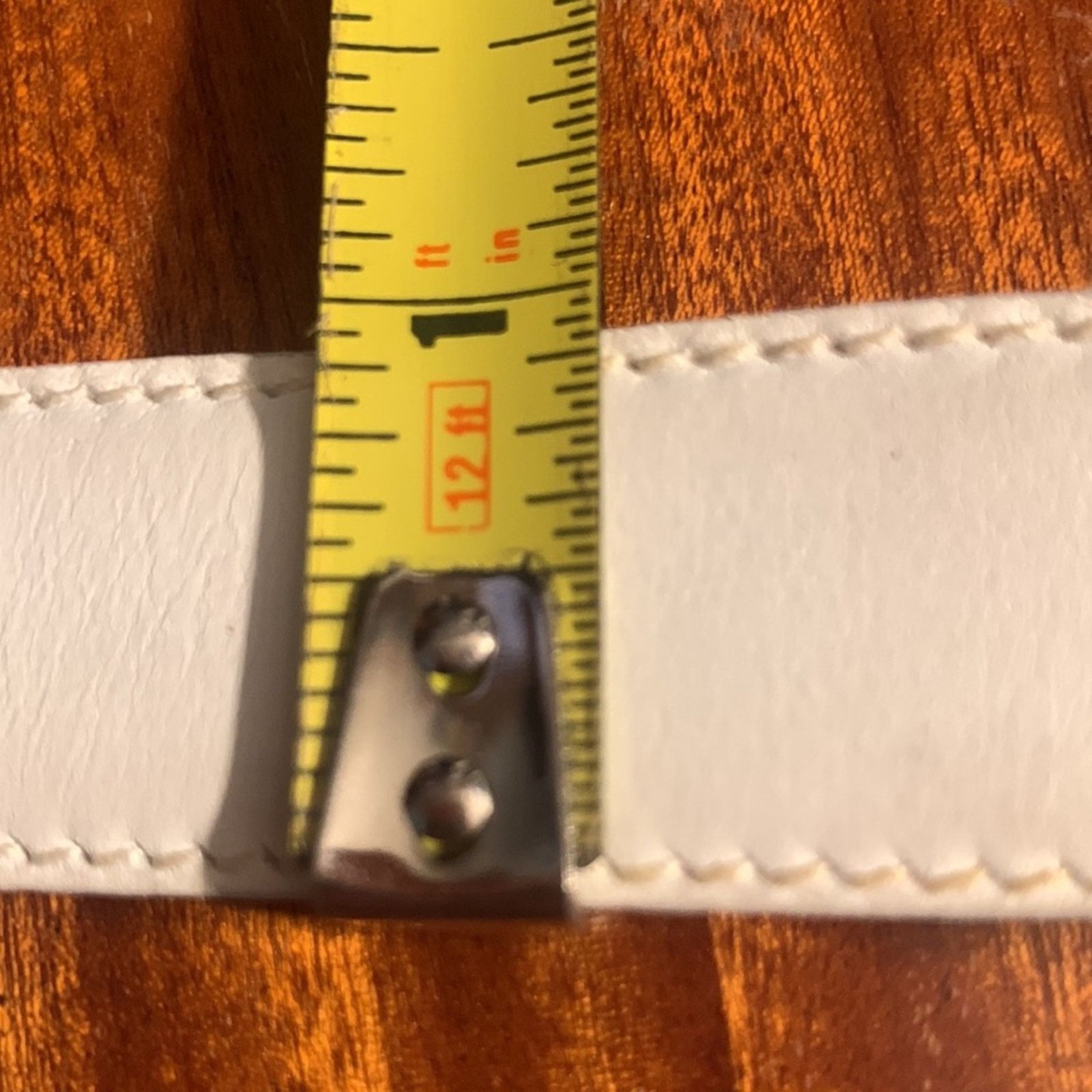 Gucci Rare GG Gucci 70’s Italy white leather belt 100% AUTHENTIC Size ONE SIZE - 11 Thumbnail