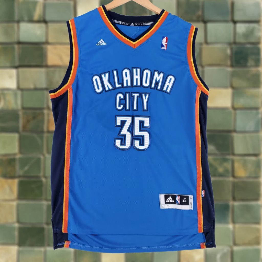 Adidas Adidas Thunder Kevin Durant Jersey 35 Blue Mens XL Size US XL / EU 56 / 4 - 1 Thumbnail