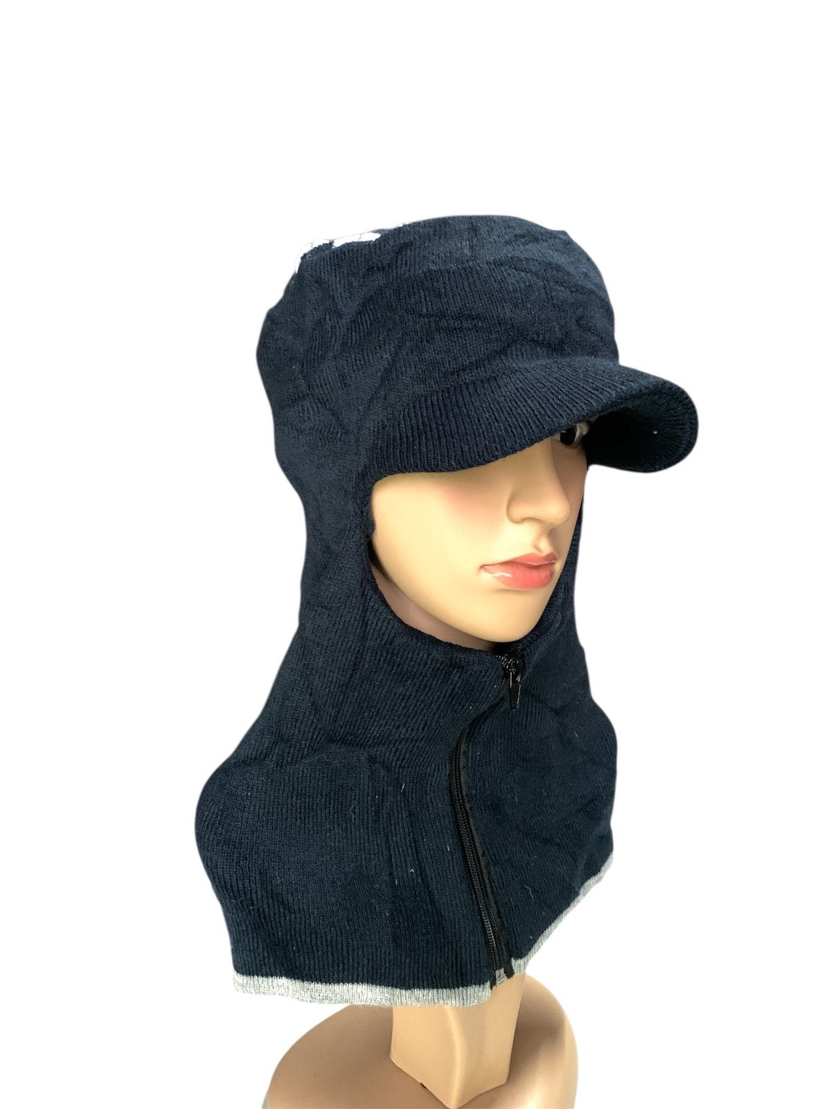 Japanese Brand × Kapital Winter Knitted Balaclava Beany Hat Zipper Up Size ONE SIZE - 3 Thumbnail