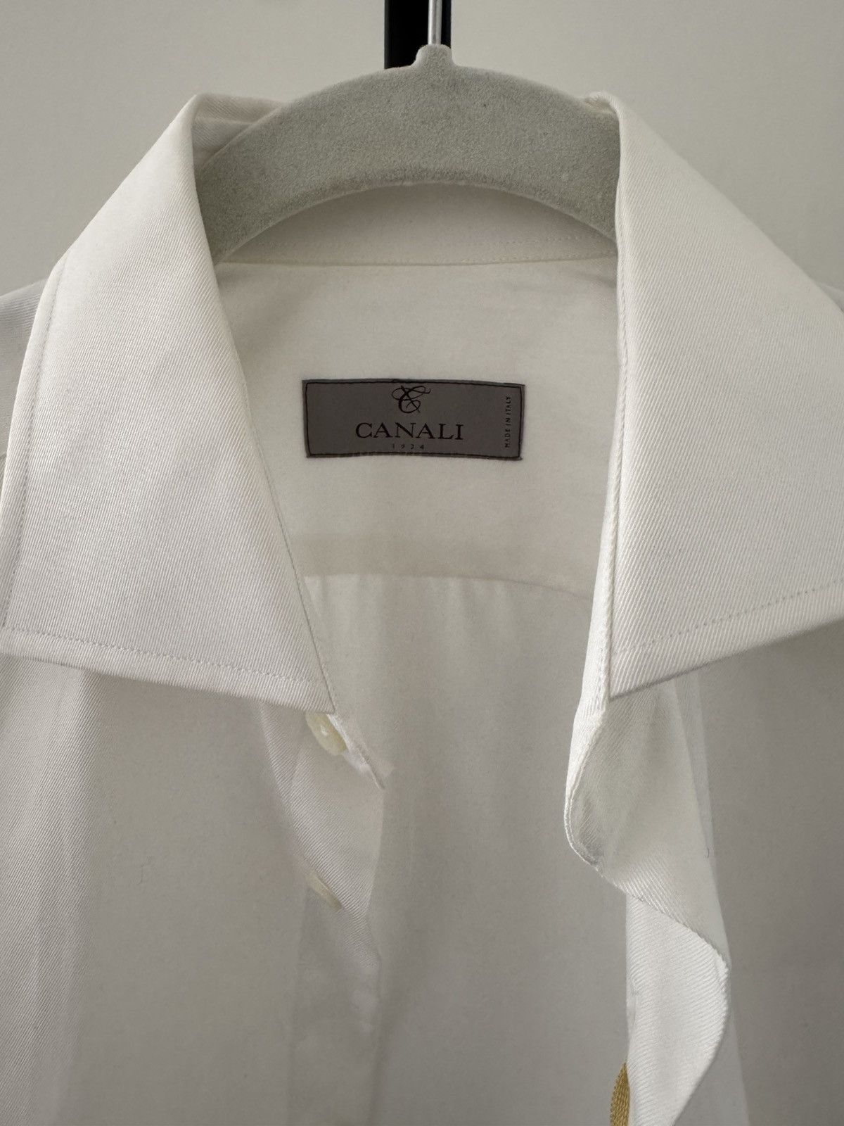 Canali Canali white dress shirt Size US S / EU 44-46 / 1 - 4 Thumbnail