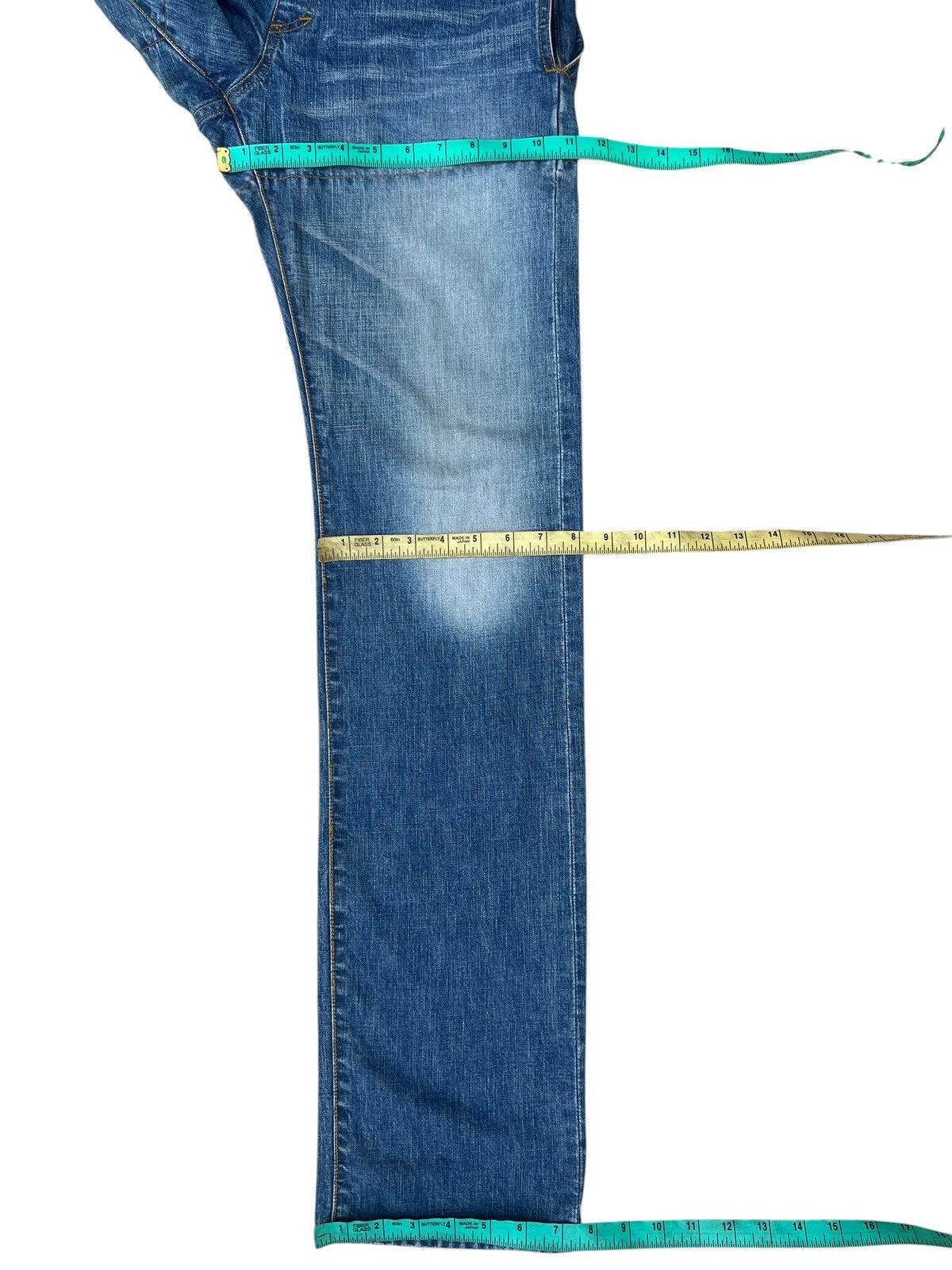 CABANE de ZUCCa Vintage Cabane de Zucca Faded Denim Double Waist Jeans Size US 30 / EU 46 - 3 Thumbnail