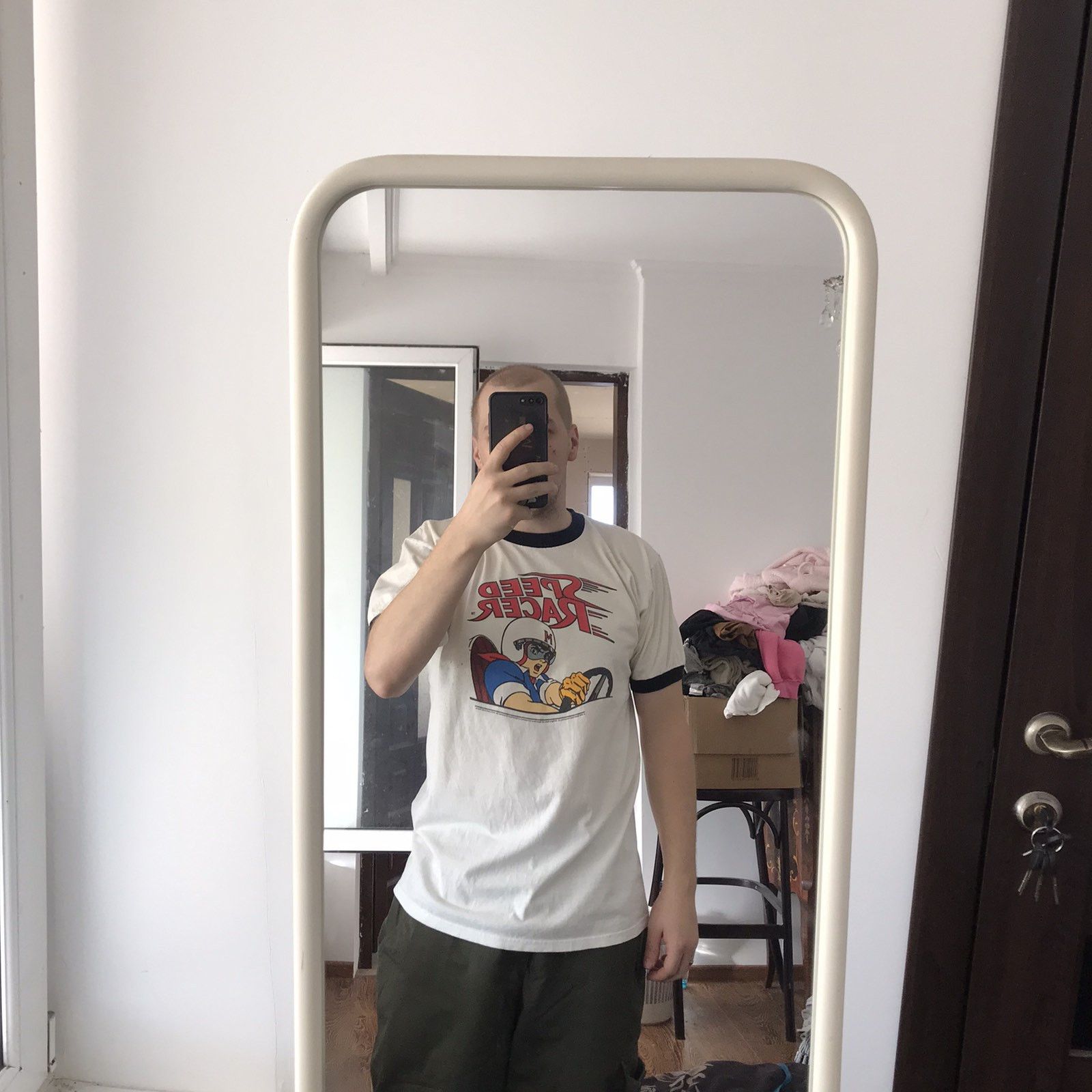Anime × Vintage Vintage Speed Racer tee anime merch shirt cartoon Sz L Size US L / EU 52-54 / 3 - 6 Thumbnail