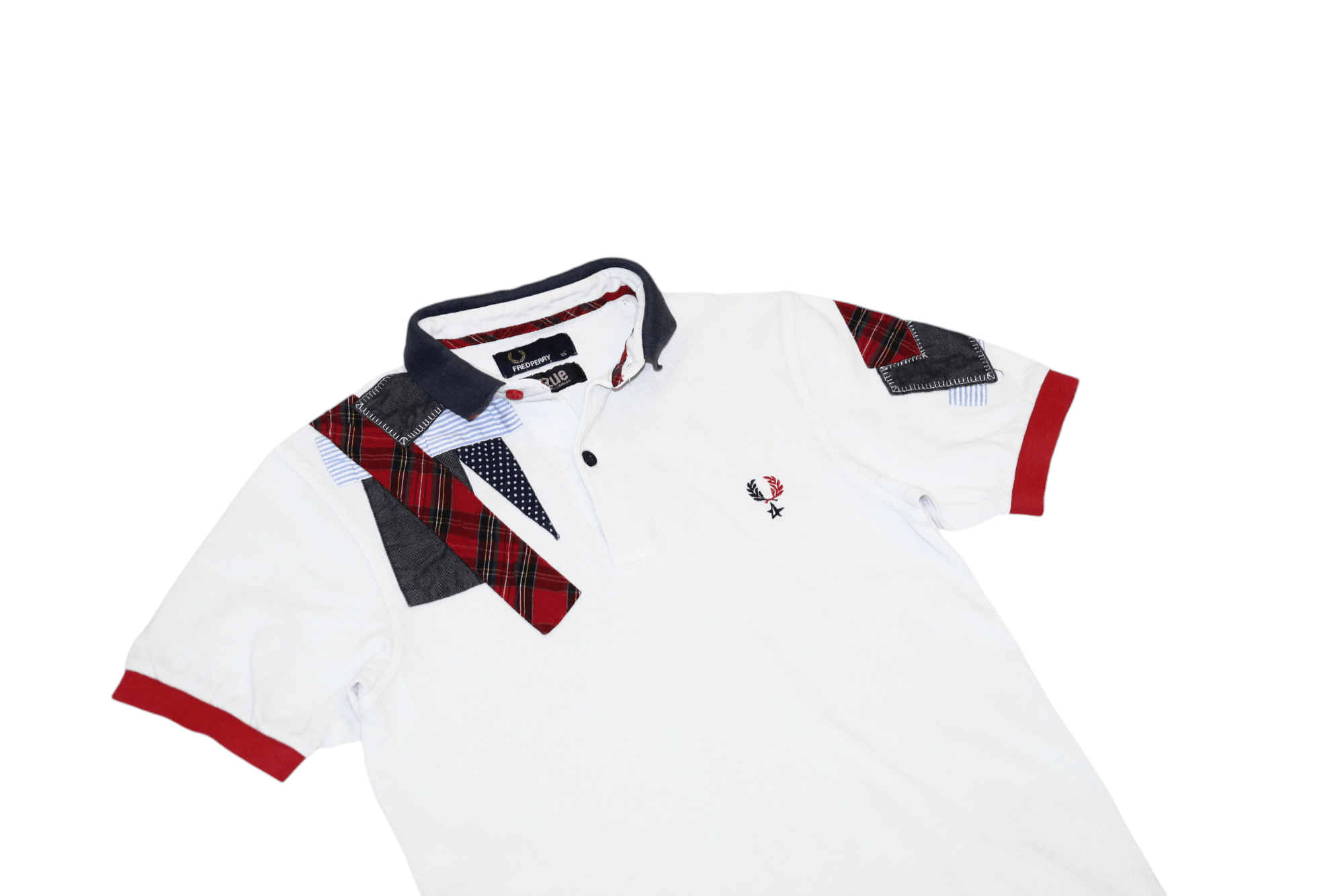 Fred Perry Fred Perry x IZZUE Patchwork Pique Polo Shirt Size US XS / EU 42 / 0 - 11 Thumbnail
