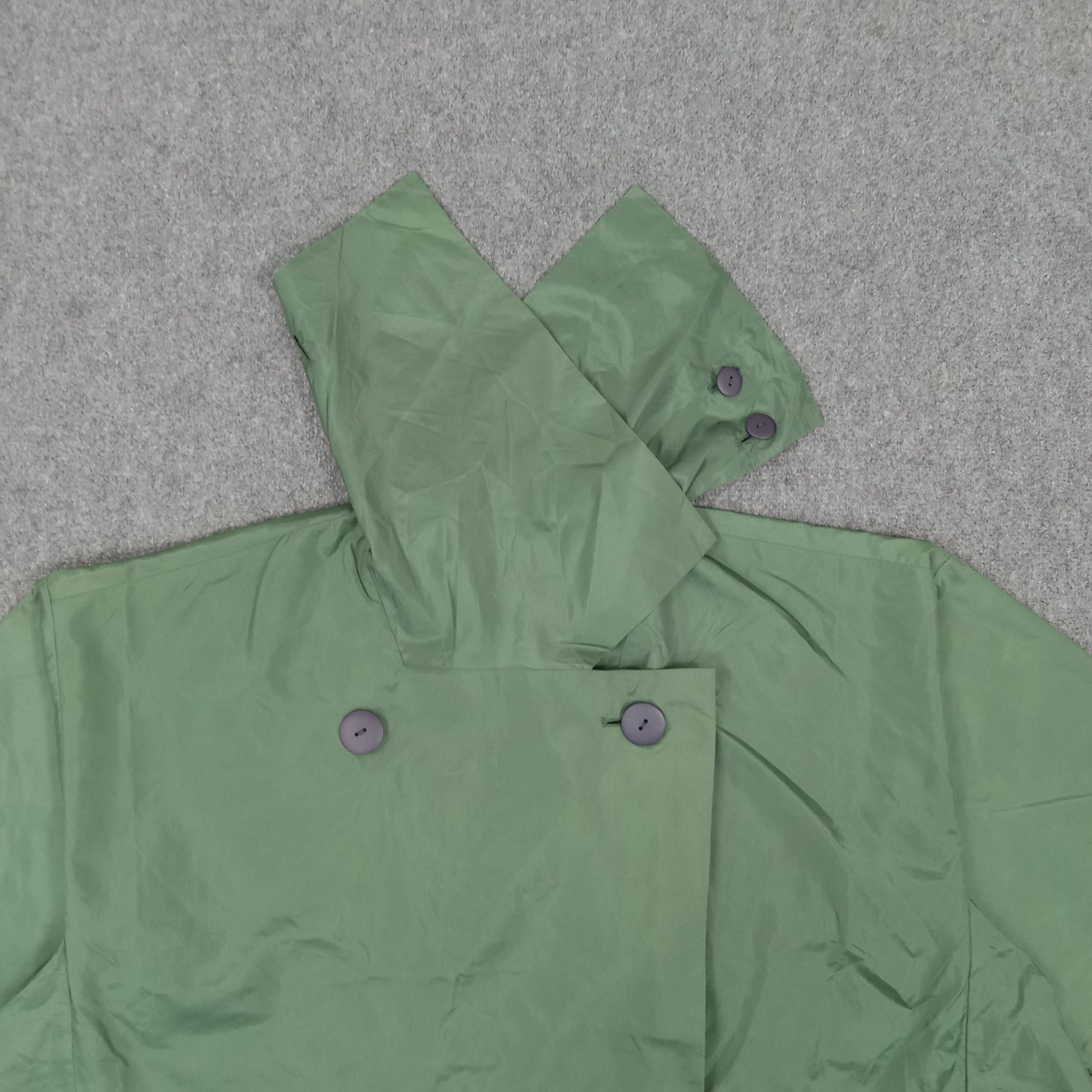 Japanese Brand × Vintage Issey Miyake Japanese Designer Long Jacket Like Rain Coat Size US XXL / EU 58 / 5 - 3 Thumbnail