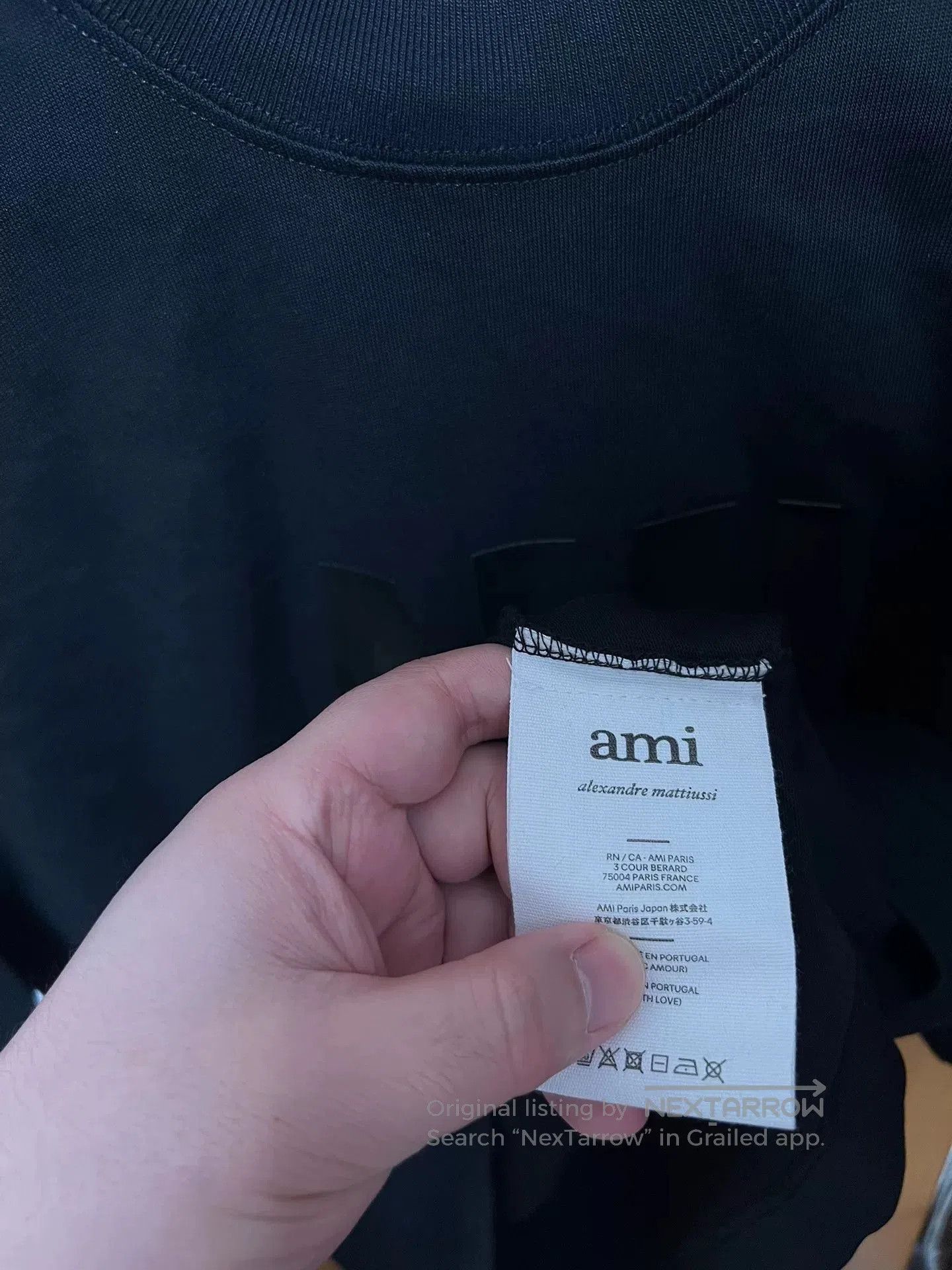 AMI AMI PARIS 21AW Logo Print T. Size US M / EU 48-50 / 2 - 7 Thumbnail