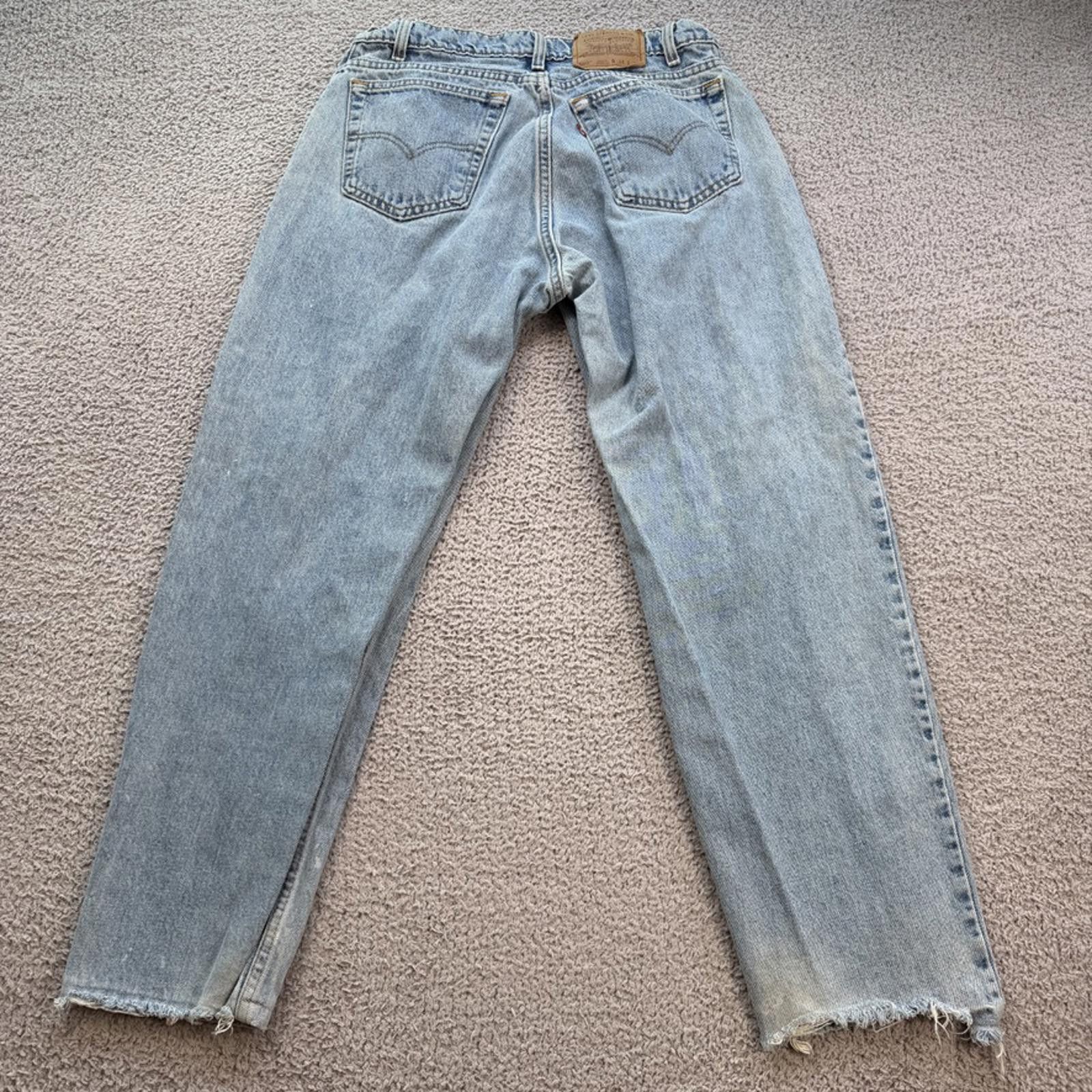 Levi's Vintage 90s Levis 560 Jeans 34x32 Loose Fit Tapered Light W Size US 34 / EU 50 - 2 Thumbnail