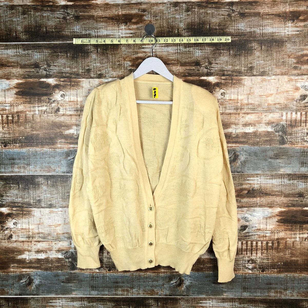 Japanese Brand Japanese Brand vintage Cardigan Knitwear #A1346 Size US L / EU 52-54 / 3 - 1 Thumbnail