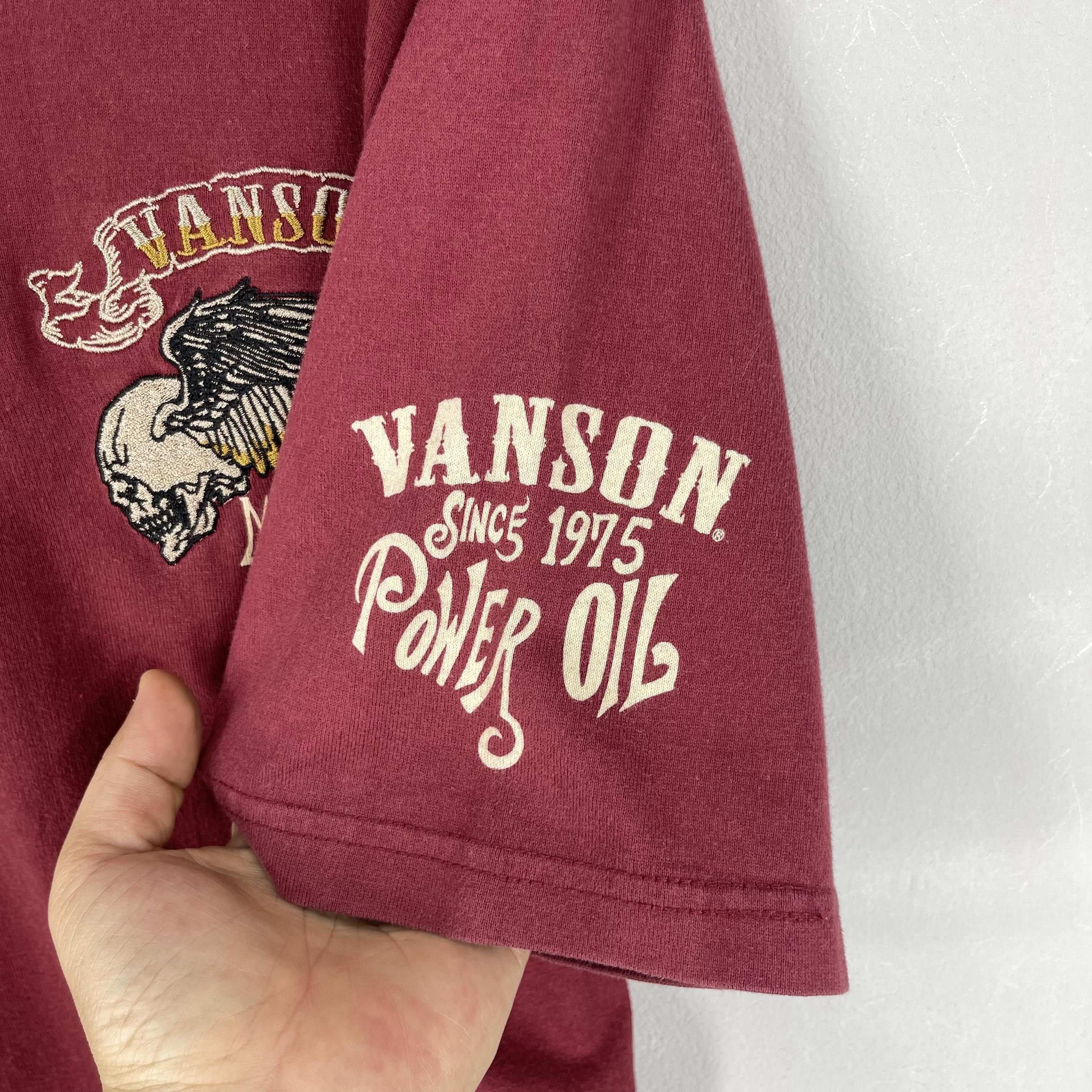 Vanson Leathers Vintage VANSON COTTONS World Famous Monster Machine Tshirt Size US M / EU 48-50 / 2 - 6 Thumbnail