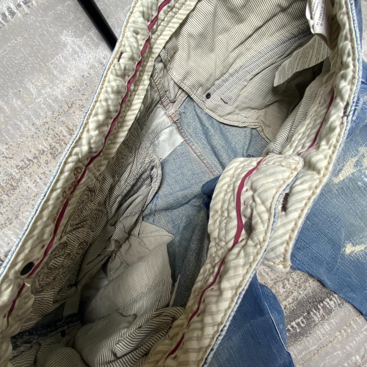 Pepe Jeans 00s Pepe Jeans Distressed Denim Blue 35" Size US 35 - 5 Thumbnail