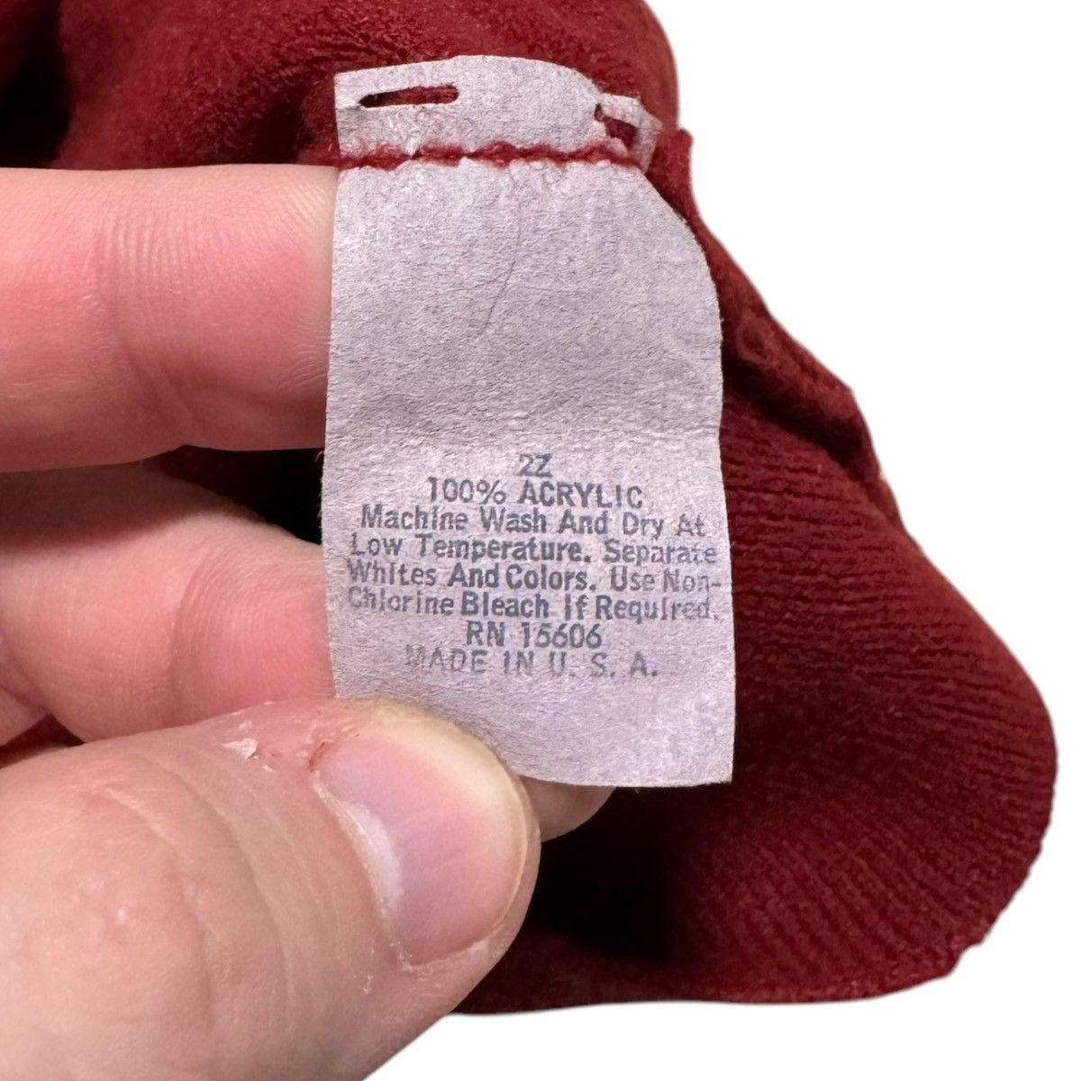 Antigua × Vintage Vintage 80s Antigua UMass Red V-Neck Sweater Adult 2XL Size US XXL / EU 58 / 5 - 6 Thumbnail