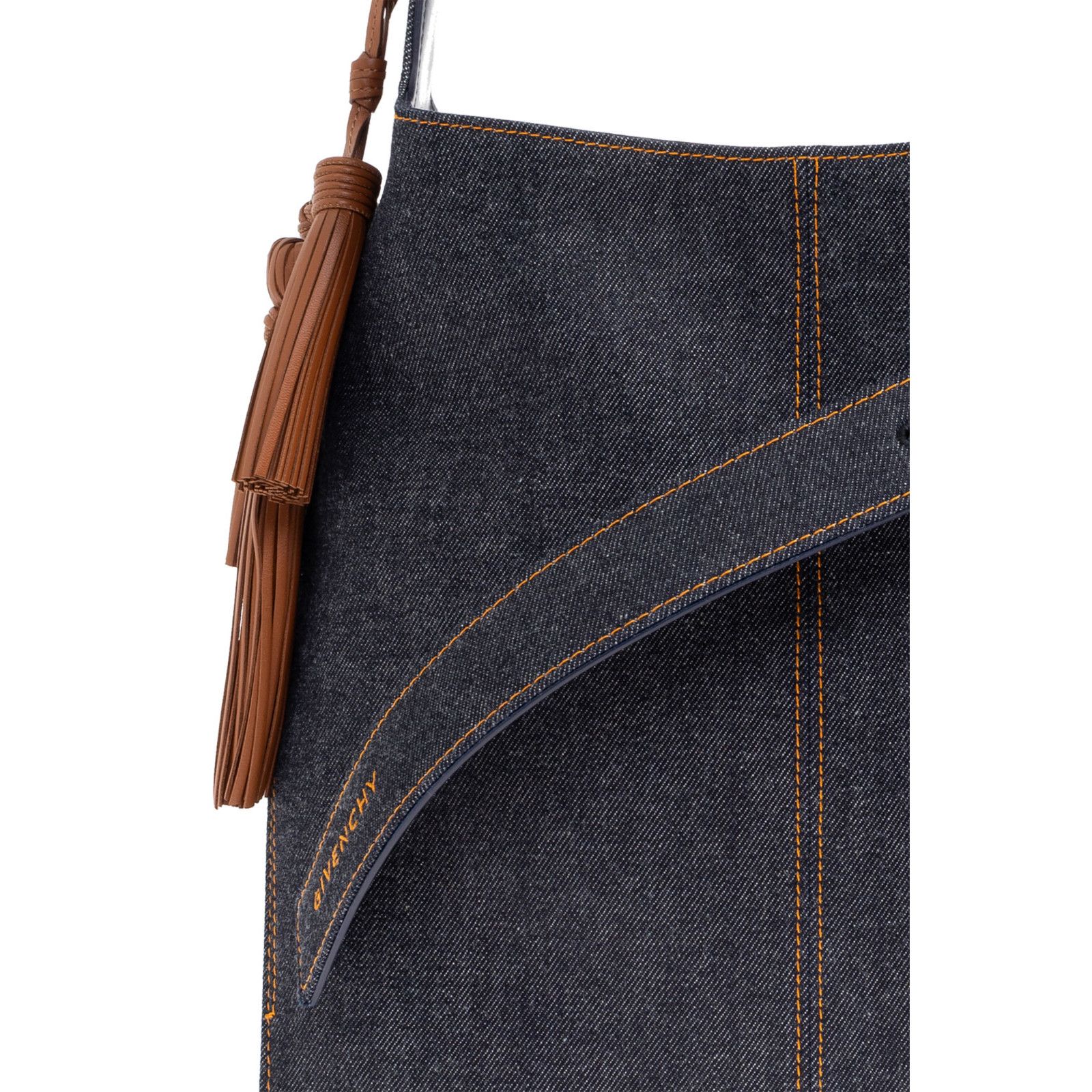 Givenchy GIVENCHY Navy Blue Denim Shoulder Bag New And Authentic Size ONE SIZE - 5 Thumbnail