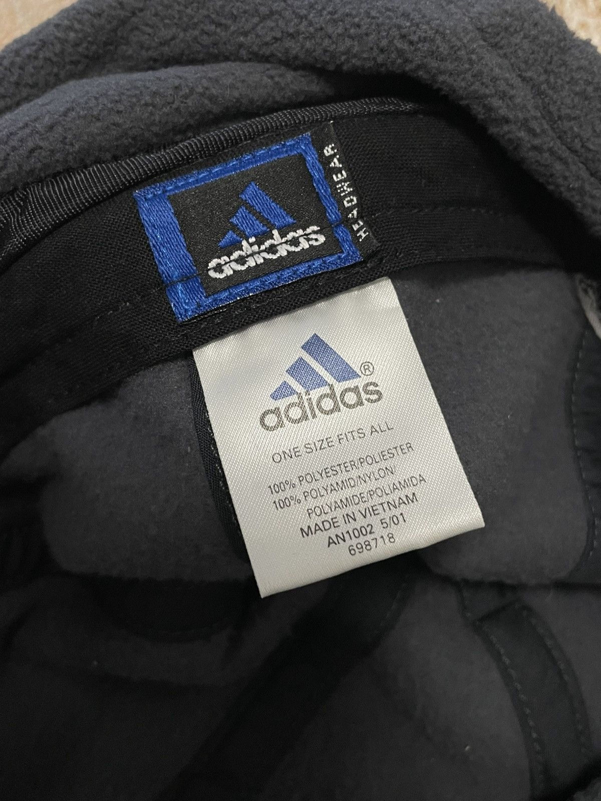 Adidas Vintage Adidas 2in1 Fleece Cap Hat Center Logo Size ONE SIZE - 9 Thumbnail