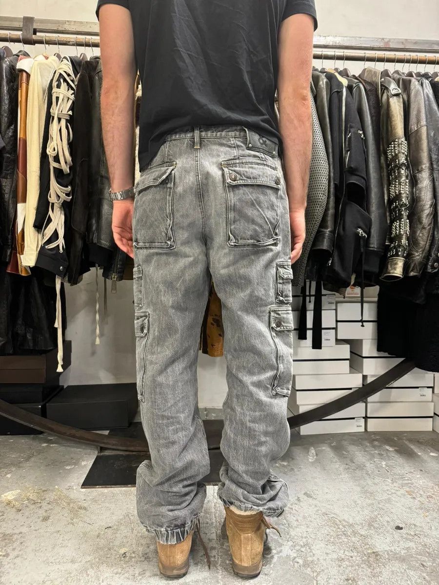 Dolce & Gabbana AW2004 Dolce & Gabbana Grey Cargo Double Knee Denim Jeans Size US 33 - 4 Thumbnail