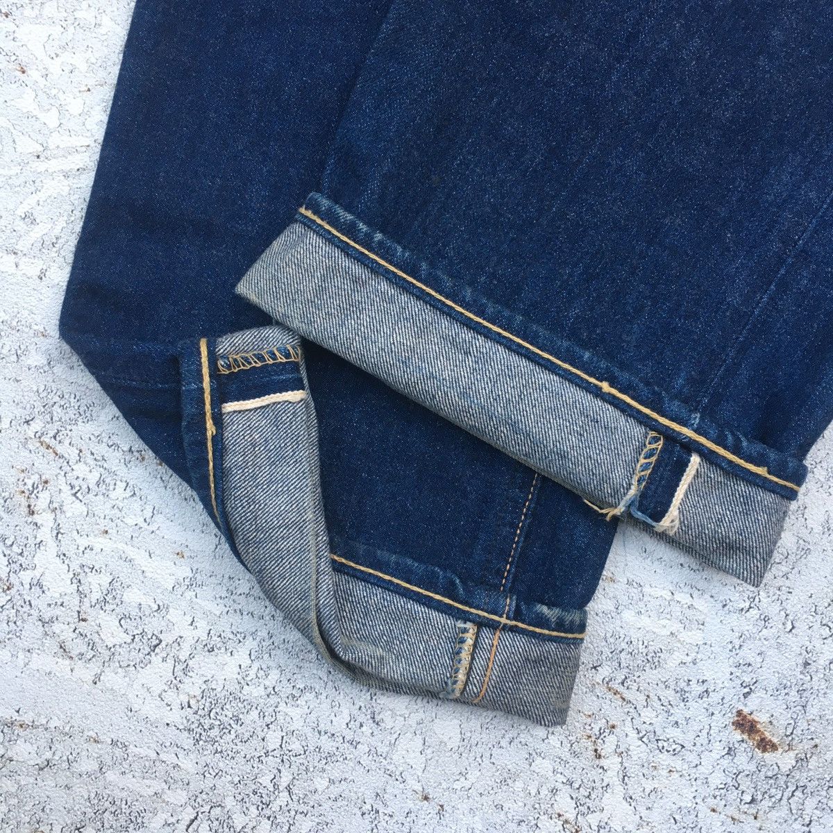 Vintage × Warehouse × Warehouse & Co. Vintage Warehouse & Co 70’s Half Selvedge Jeans Size US 33 - 4 Thumbnail