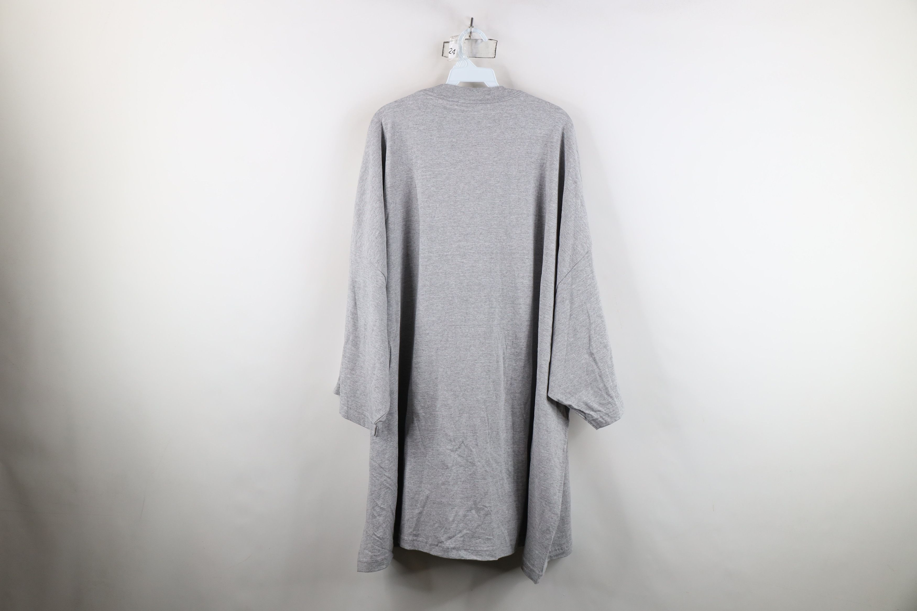 Vintage Vintage 90s Streetwear Short Sleeve T-Shirt Heather Gray Size US XXL / EU 58 / 5 - 10 Thumbnail