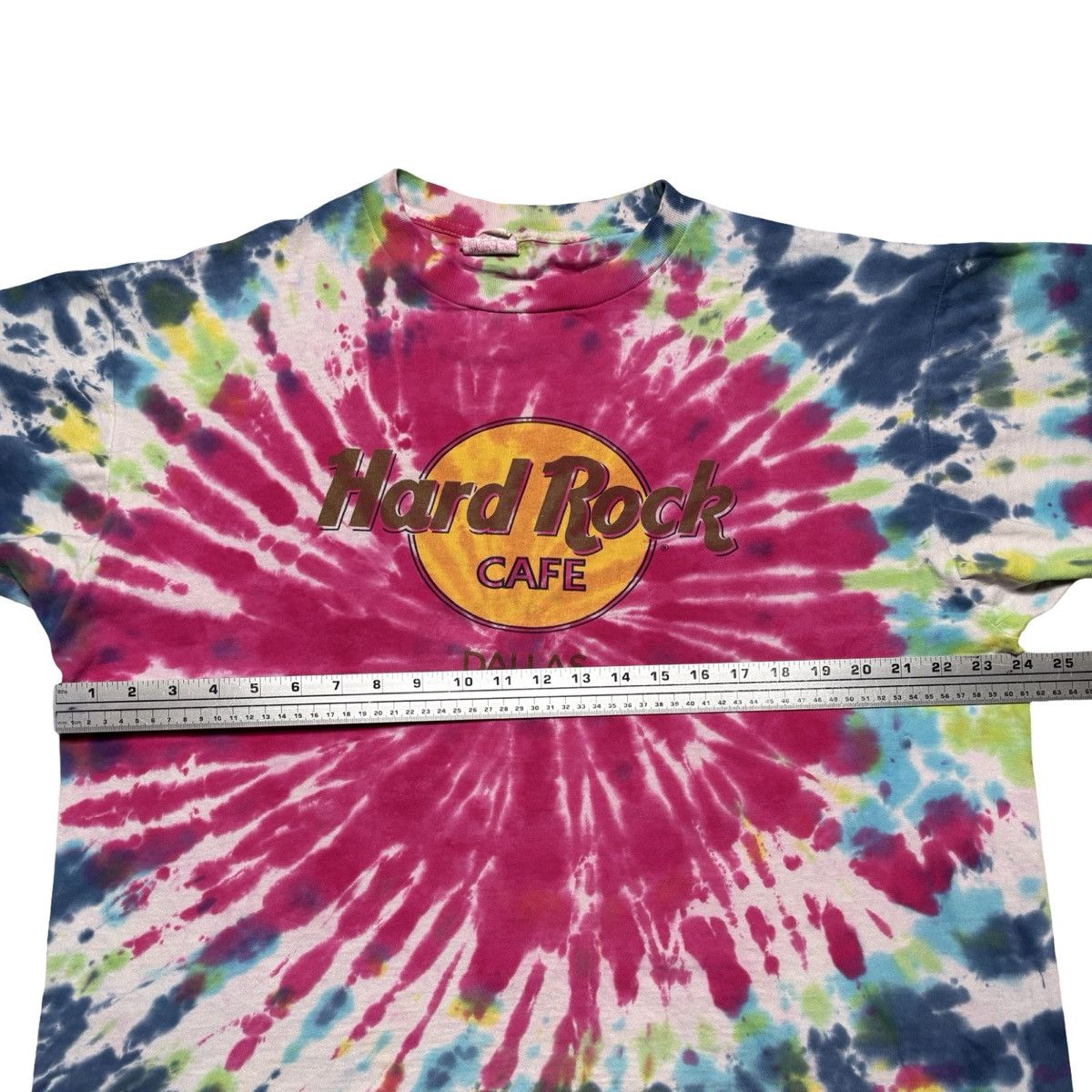 Hard Rock Cafe Vintage 90s Hard Rock Cafe Dallas Tie Dye Reggae Sundays XL Size US XL / EU 56 / 4 - 4 Thumbnail