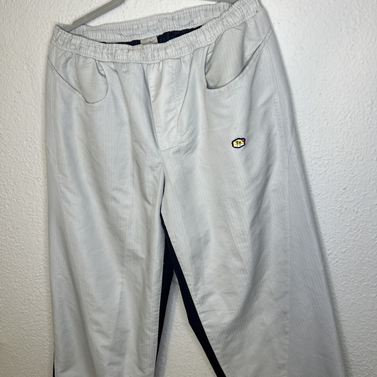Nike Nike Vintage Baggy Pants TN Air Swoosh Grey Retro Drill Rare Size US 36 / EU 52 - 3 Thumbnail