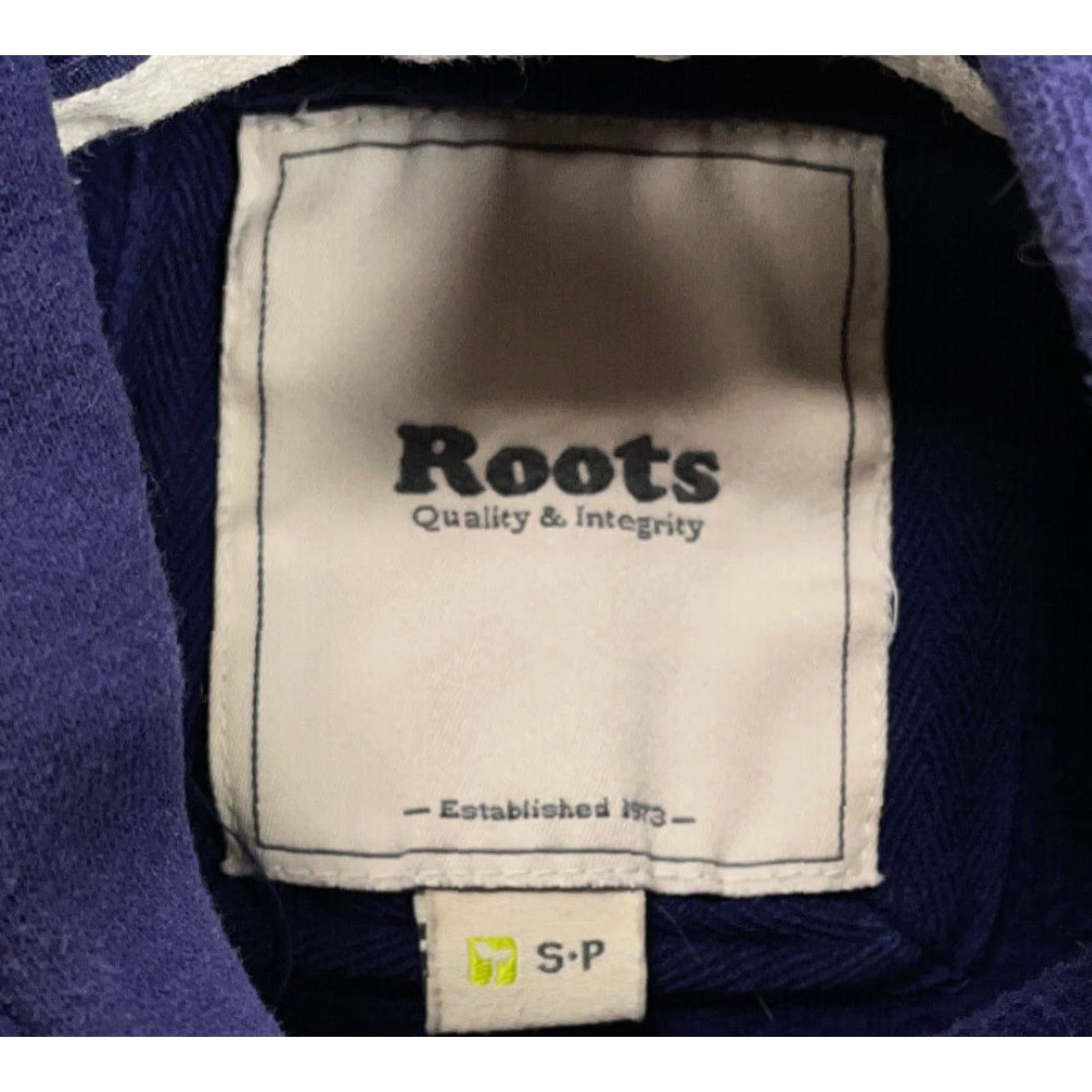 Roots Roots Canada Blue Yellow Embroidered Hoodie Sweatshirt Adult Small Pullover Size US S / EU 44-46 / 1 - 6 Thumbnail