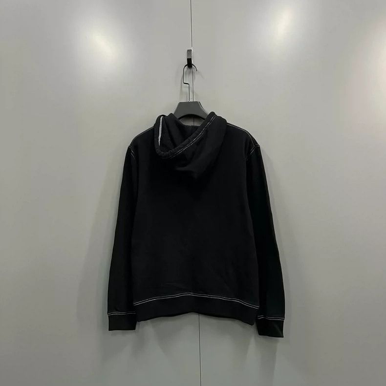 Loewe LOEWE Black lettering embroidered hoodie Size US S / EU 44-46 / 1 - 2 Thumbnail