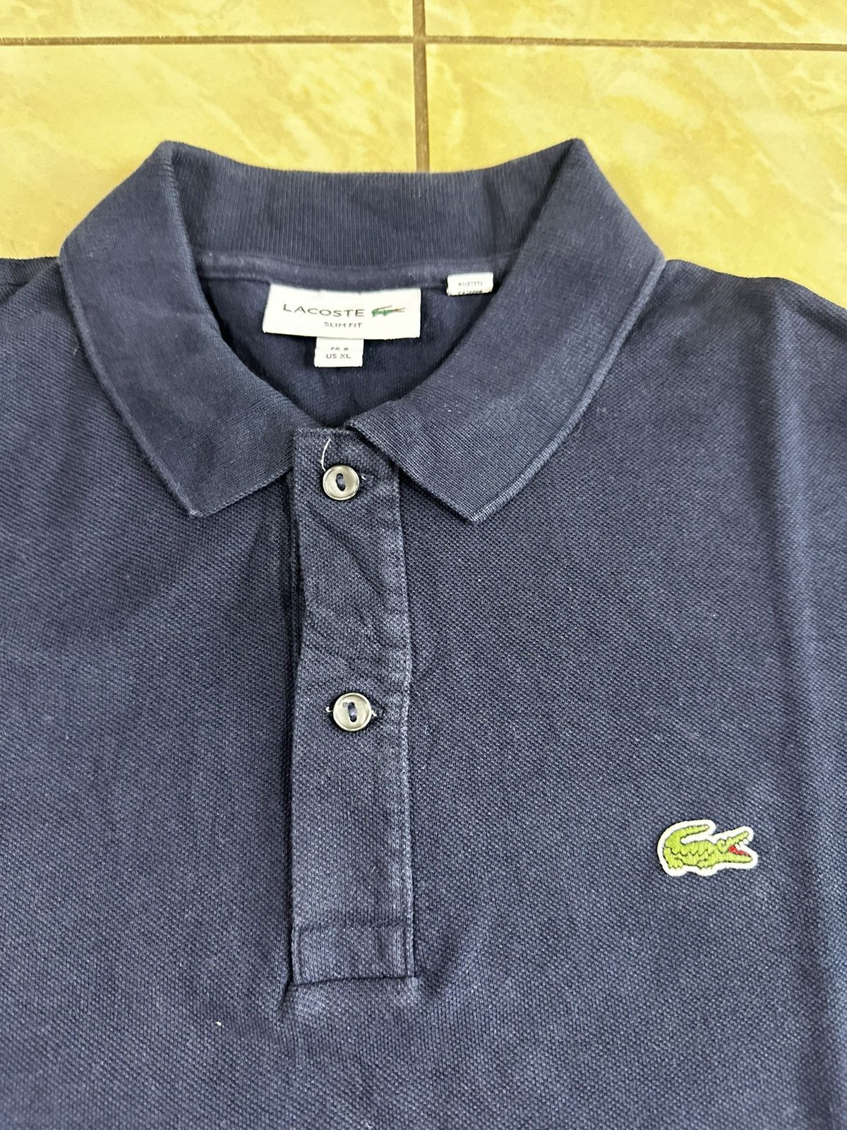 Lacoste Black Lacoste Polo Shirt Size US XL / EU 56 / 4 - 2 Thumbnail
