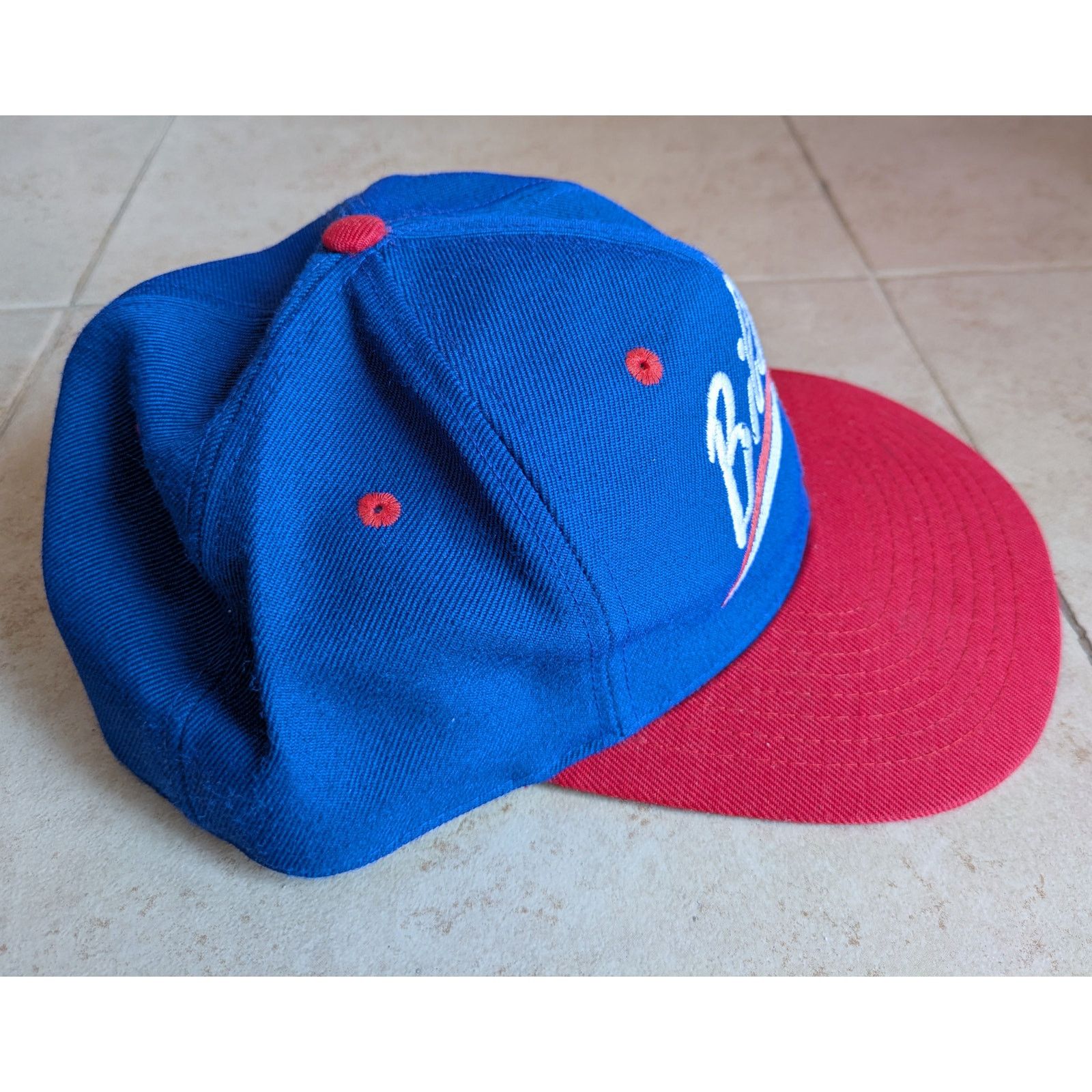 NFL × Starter Buffalo Bills 90s ANNCO fitted HELMET 7 1/2 cap NFL vintage Size ONE SIZE - 2 Thumbnail