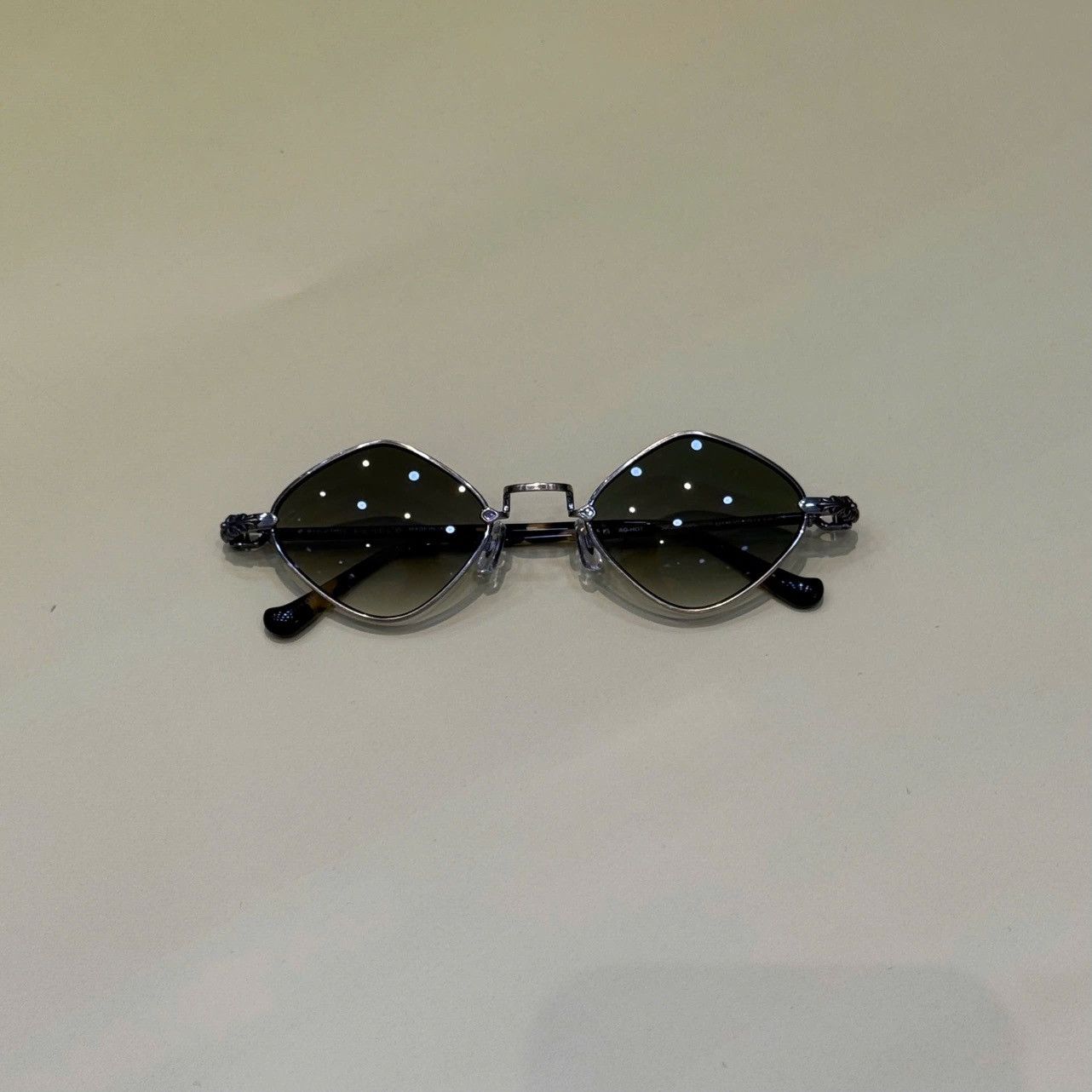 Chrome Hearts CHROME HEARTS DIAMOND DOG Antique Gold/Hollywood Tortoise Size ONE SIZE - 6 Thumbnail