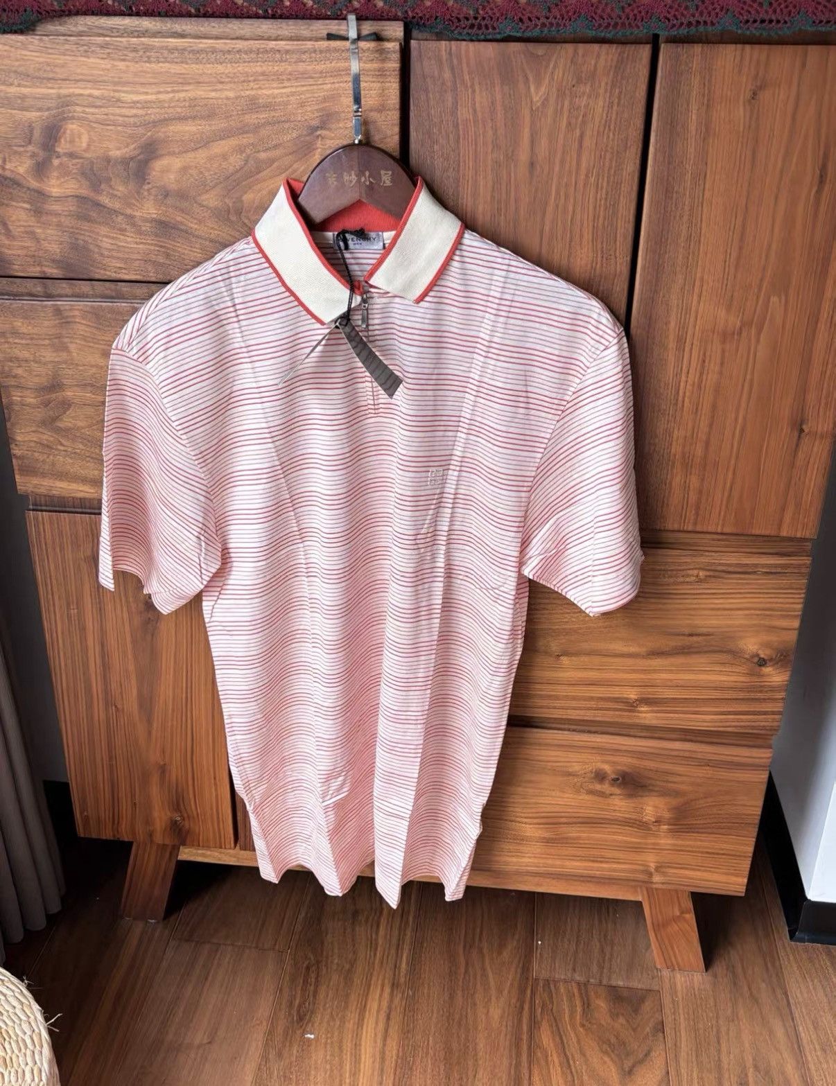 Givenchy Givenchy Cotton Striped Short Sleeve Polo J2 Size US S / EU 44-46 / 1 - 1 Thumbnail