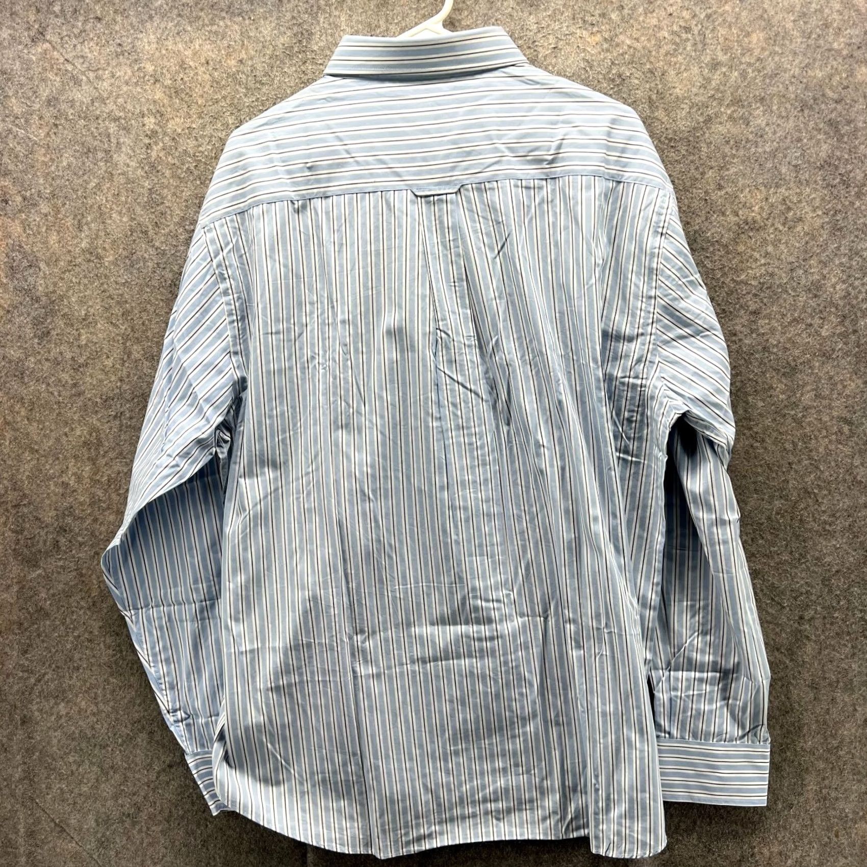 Vintage Pennington & Bailes Shirt Mens XL Blue Striped Button-Up Preppy Oxford Long Sleeve Size US XL / EU 56 / 4 - 2 Thumbnail