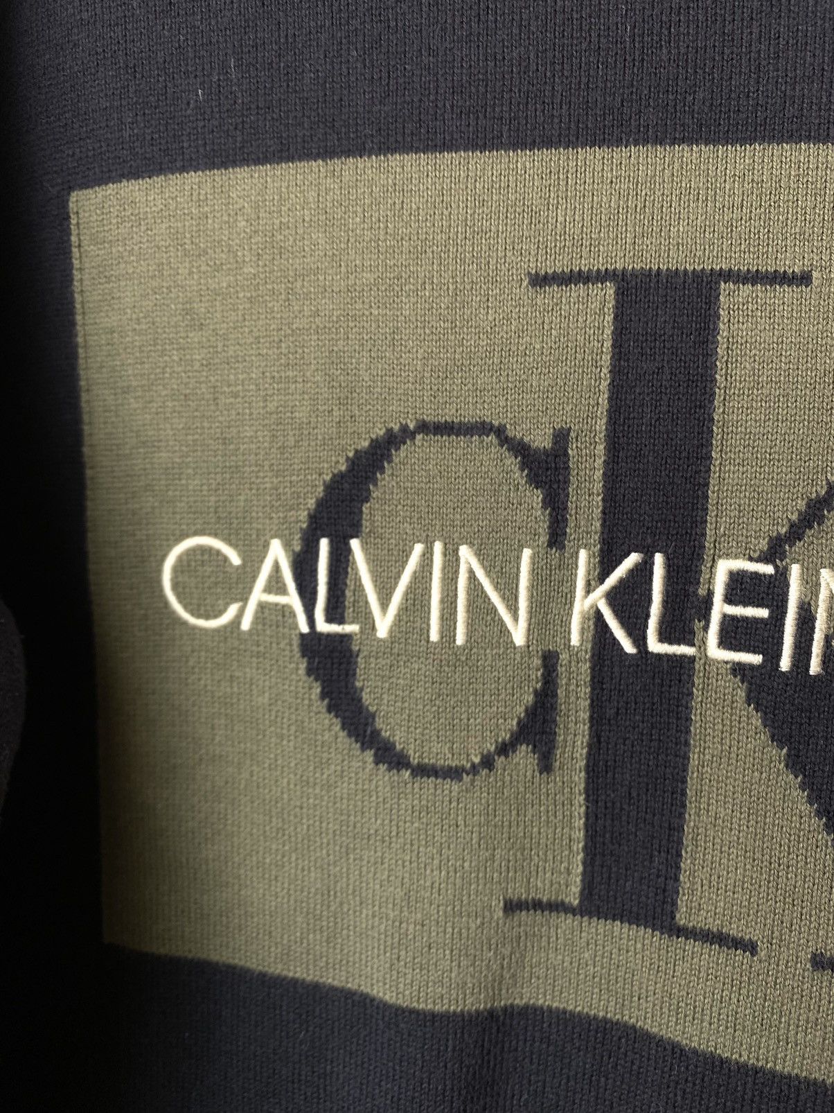 Calvin Klein Archive Calvin Klein Knit Sweater Sweatshirt Size US L / EU 52-54 / 3 - 3 Thumbnail