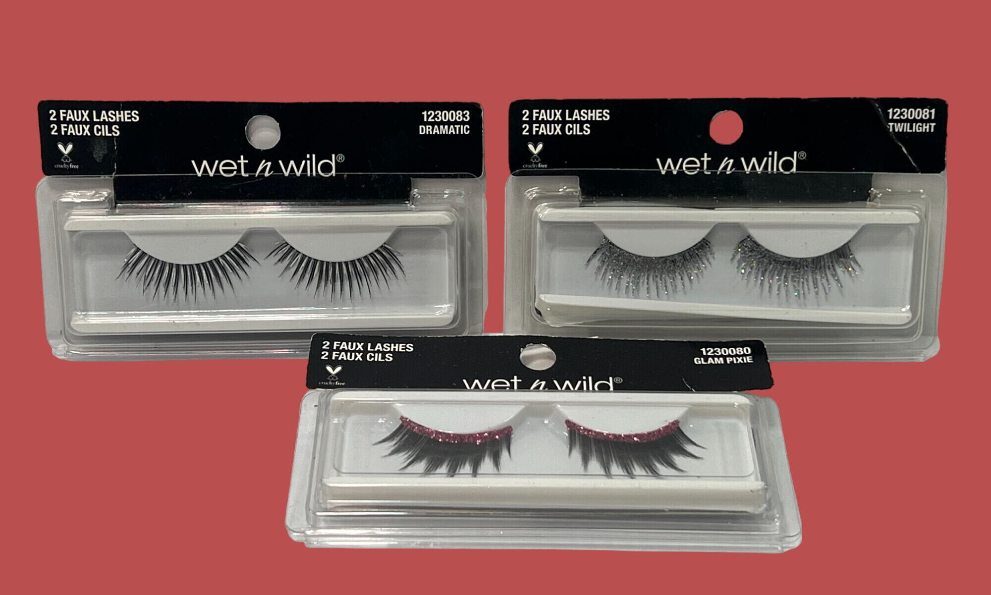 Other Wet n Wild - Pack Of Three Pairs Faux Lashes - Dramatic - Tw Size ONE SIZE - 1 Thumbnail