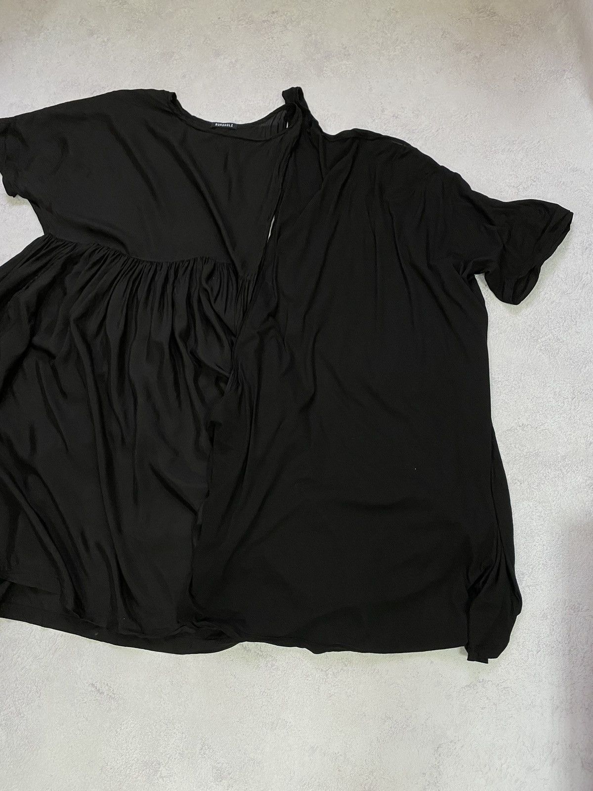 Rundholz Rundholz Asymmetric Papercotton Jersey Dress With Cut Size L Size L / US 10 / IT 46 - 12 Thumbnail